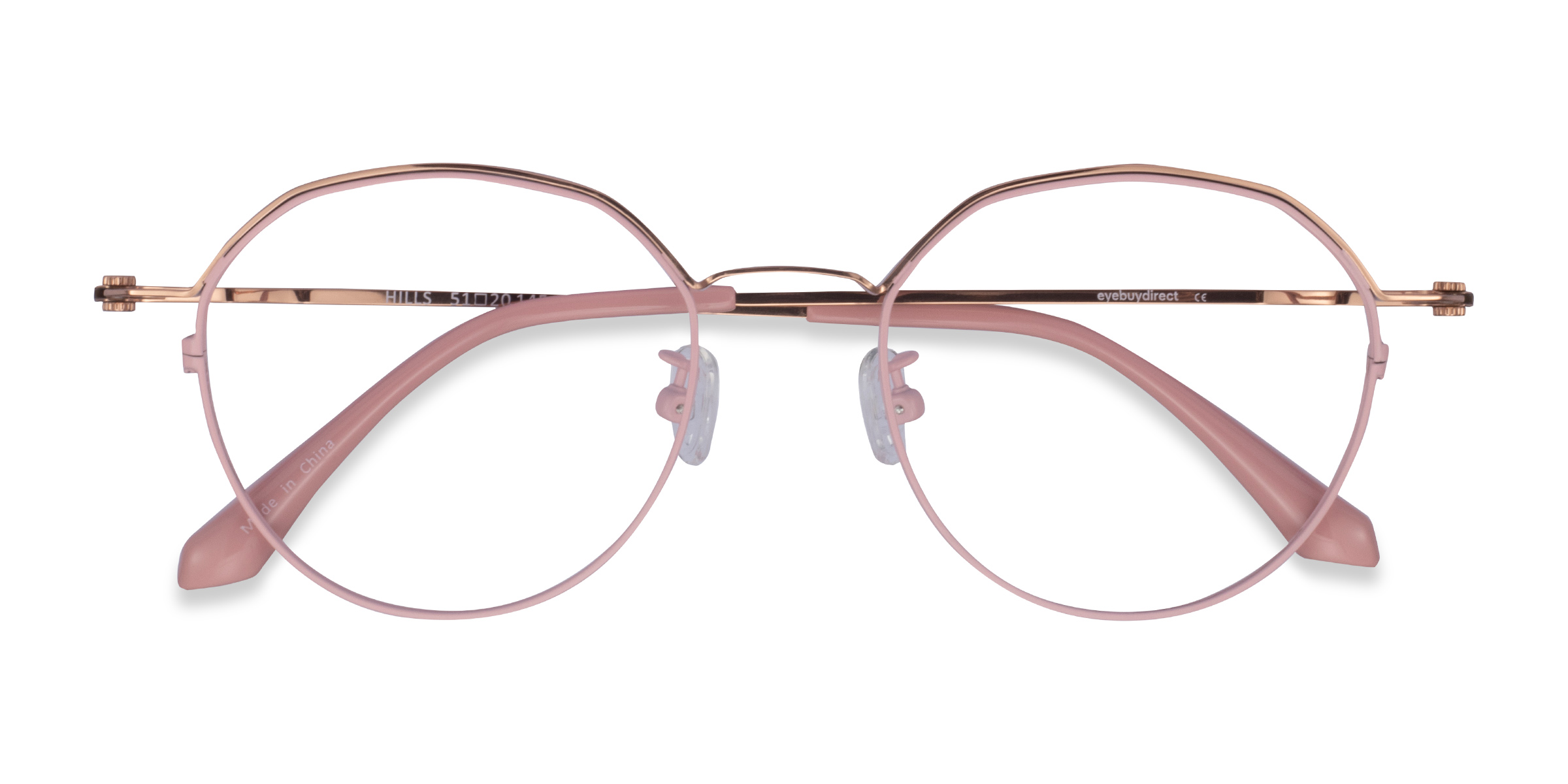 Pink  Rose Gold Hills -  Métal Lunettes de vue