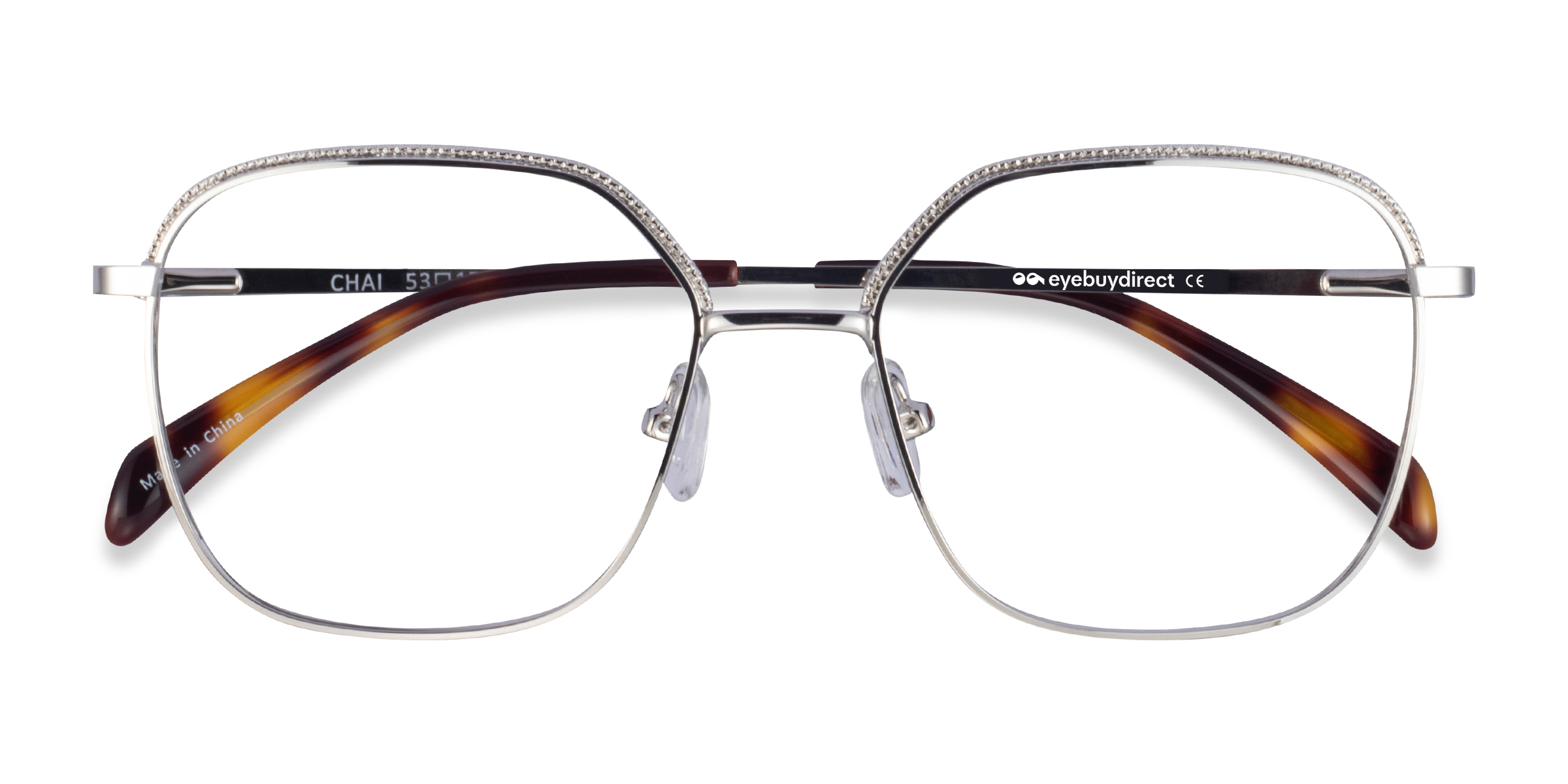 Argenté Chai - Métal Lunettes de vue