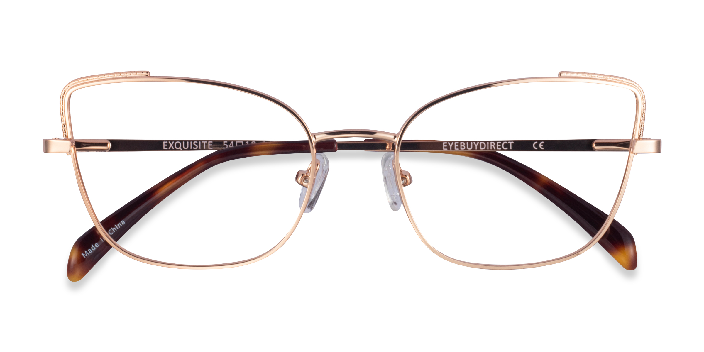 Or rose Exquisite -  Métal Lunettes de vue