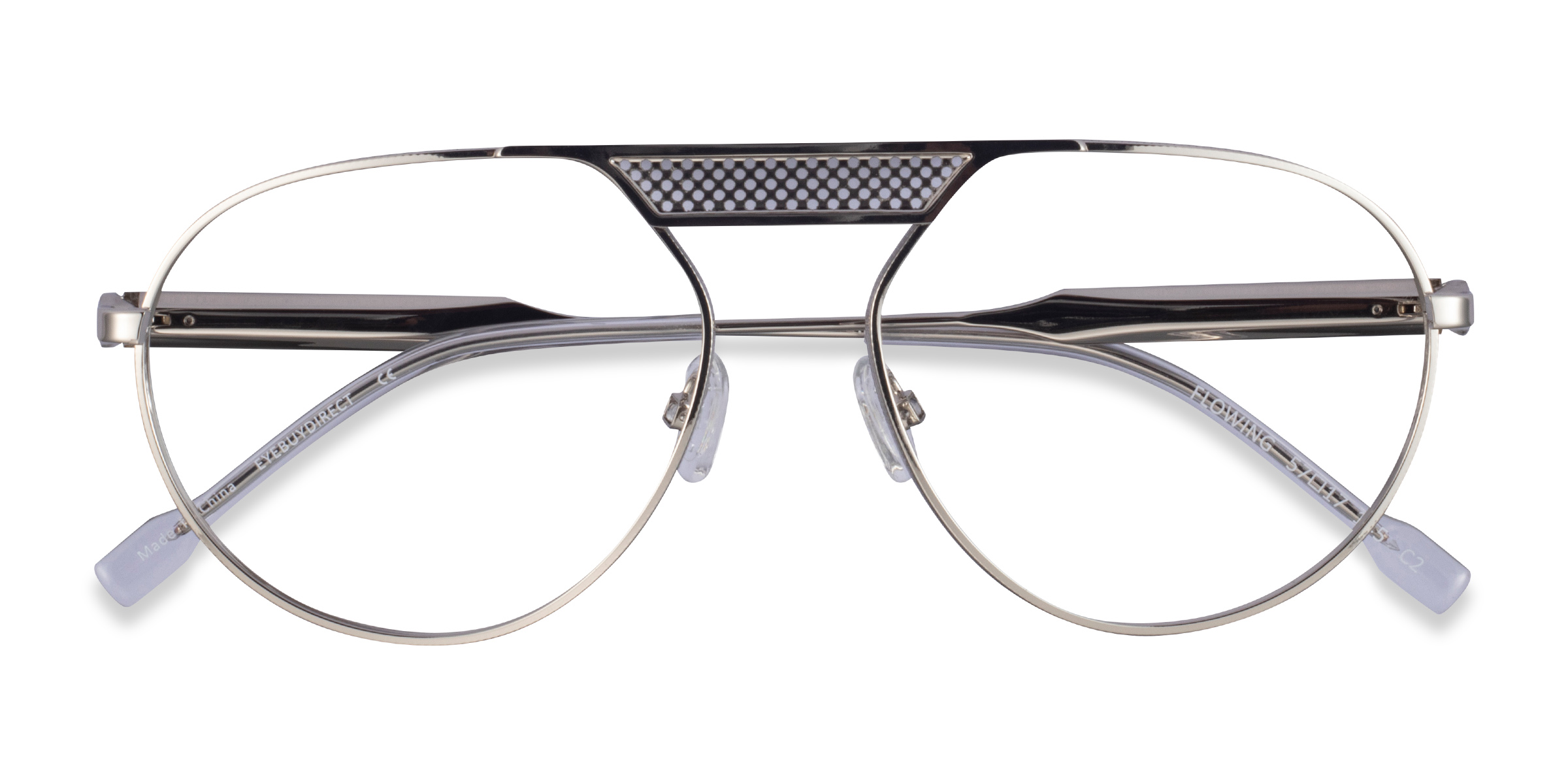 Silver Flowing -  Metal Eyeglasses