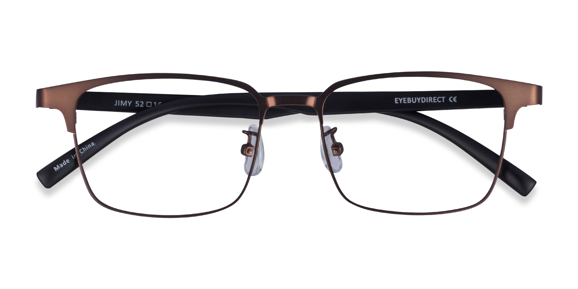 Matte Coffee Black Jimy -  Métal Lunettes de vue