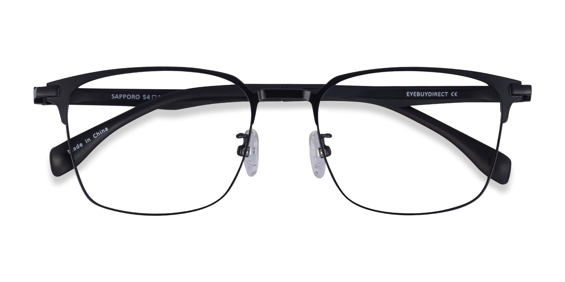 Noir Sapporo -  Métal Lunettes de vue