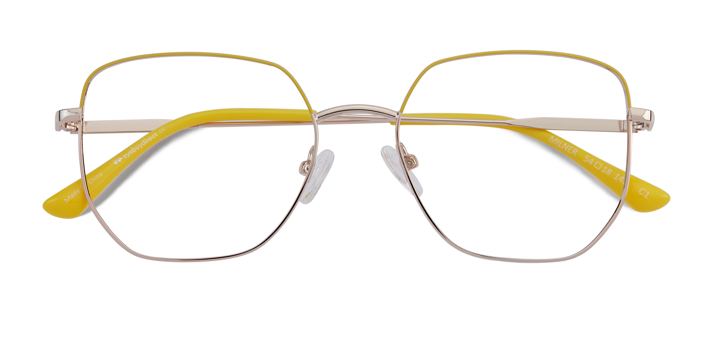 Gold Yellow Milner -  Métal Lunettes de vue