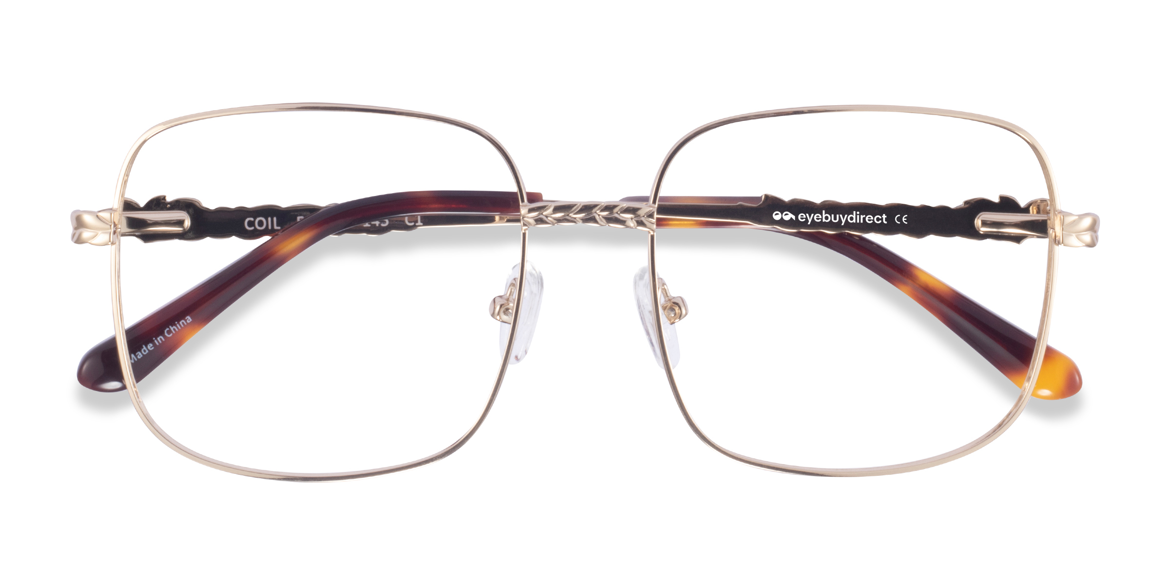 Doré Coil -  Métal Lunettes de vue