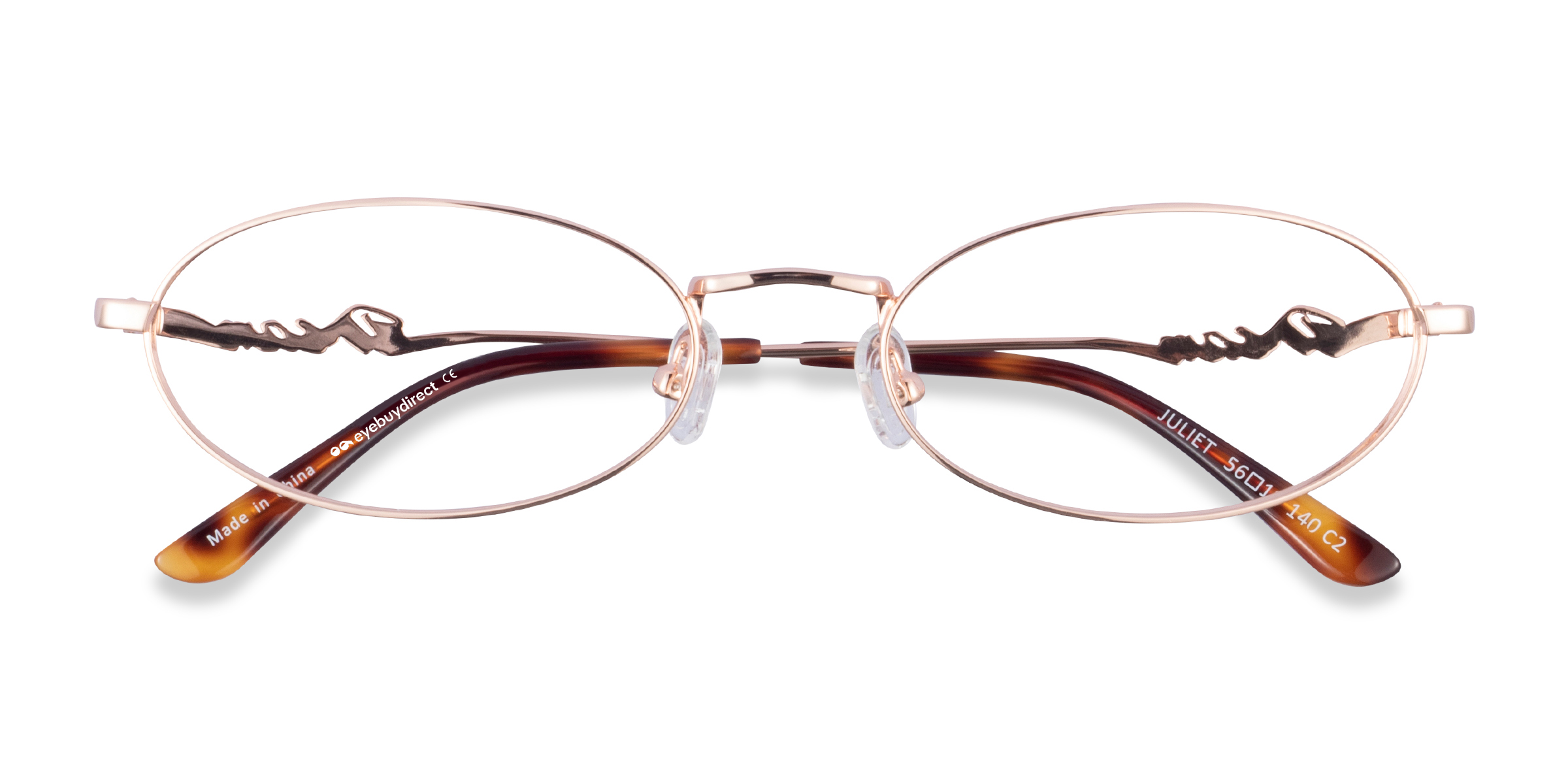 Rose Gold Juliet -  Metal Eyeglasses