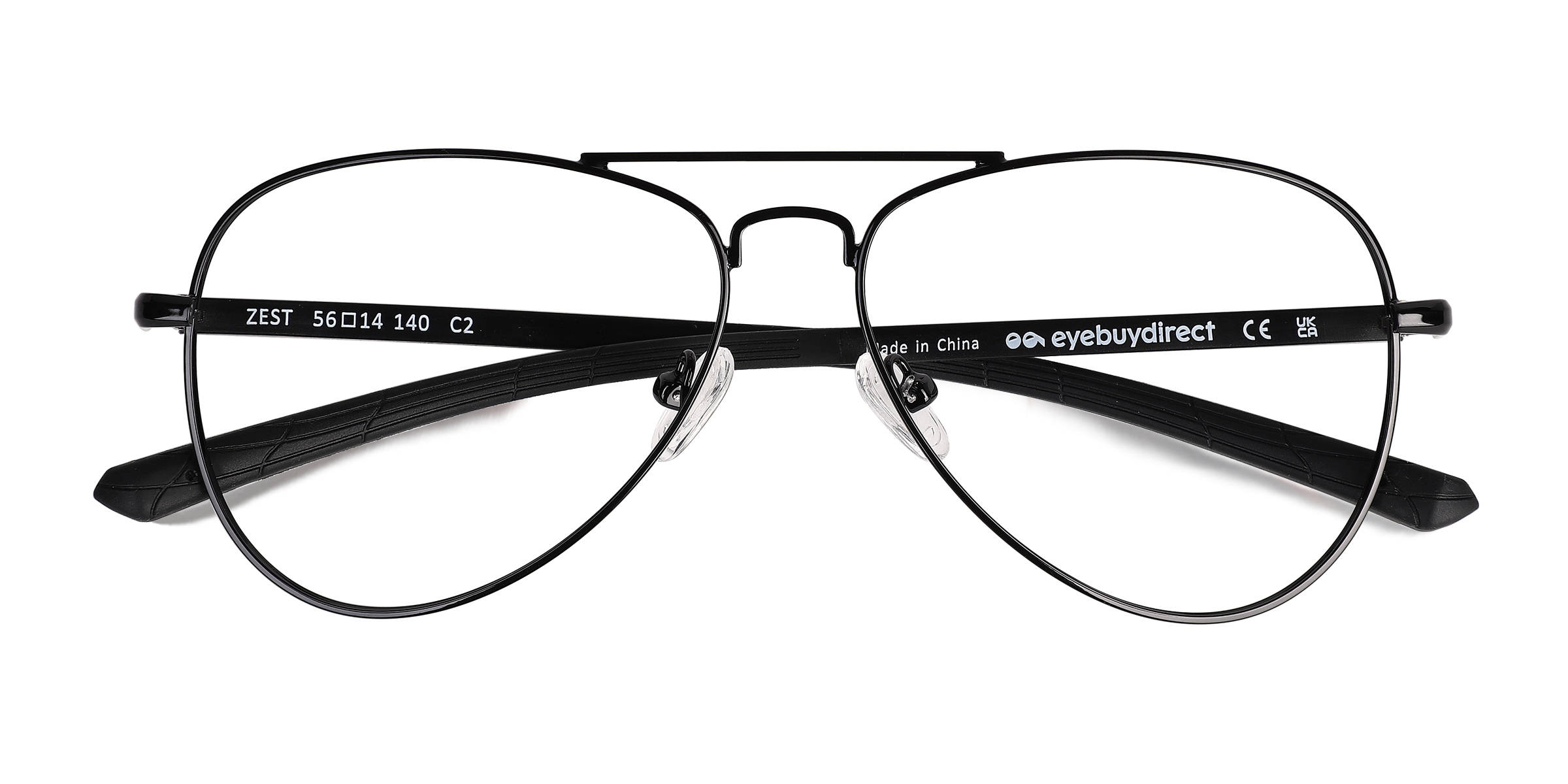 Shiny Black Zest -  Métal Lunettes de vue
