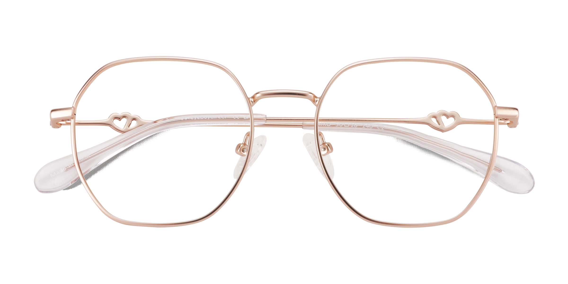 Matte Rose Gold Aiko -  Métal Lunettes de vue