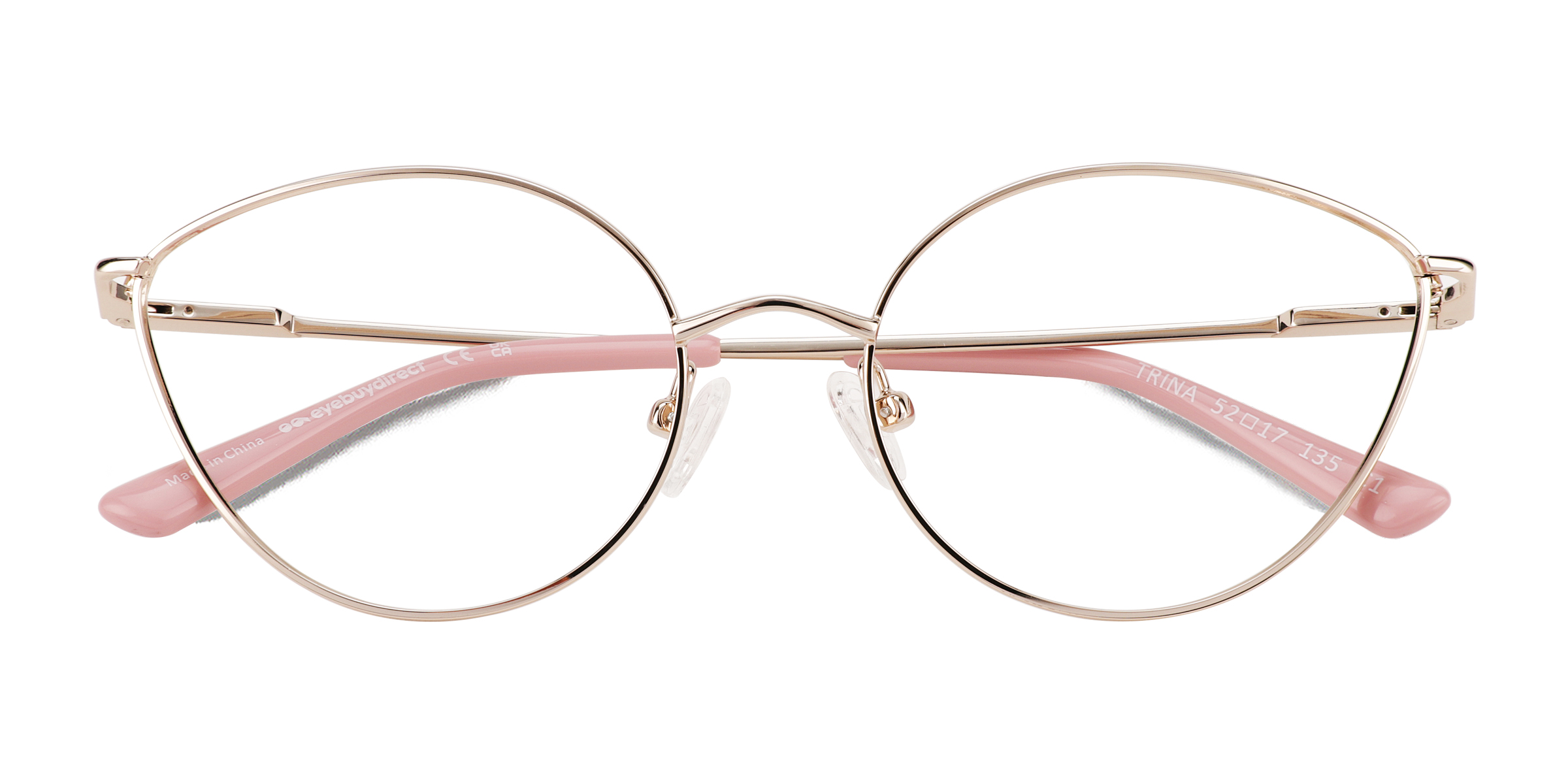 Shiny Rose Gold Trina -  Métal Lunettes de vue
