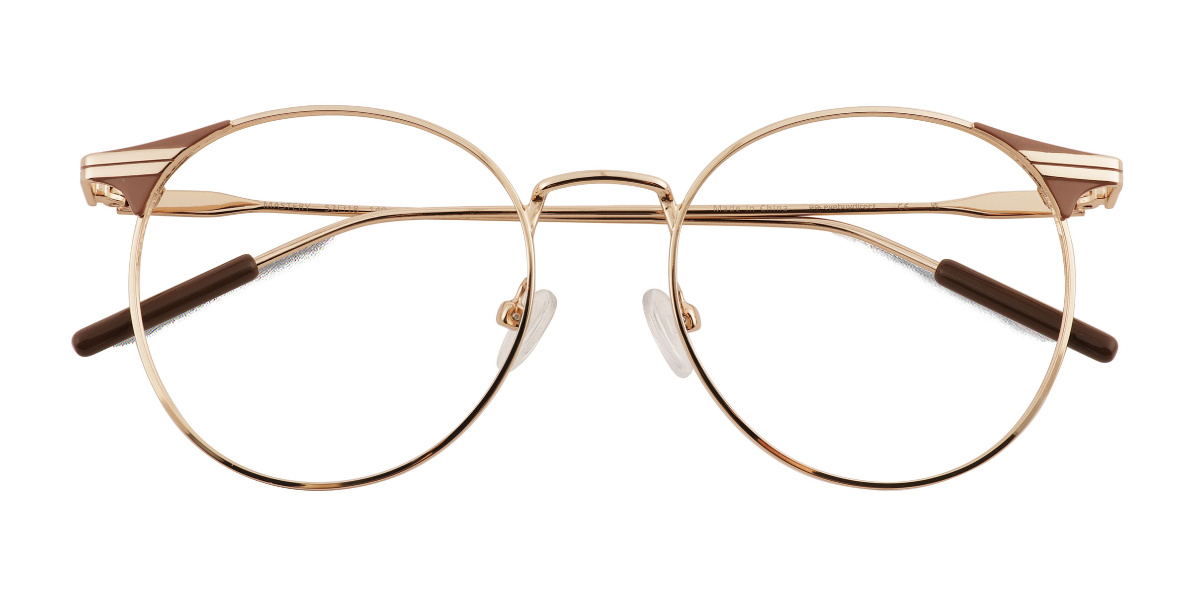 Gold Brown Mastery -  Métal Lunettes de vue