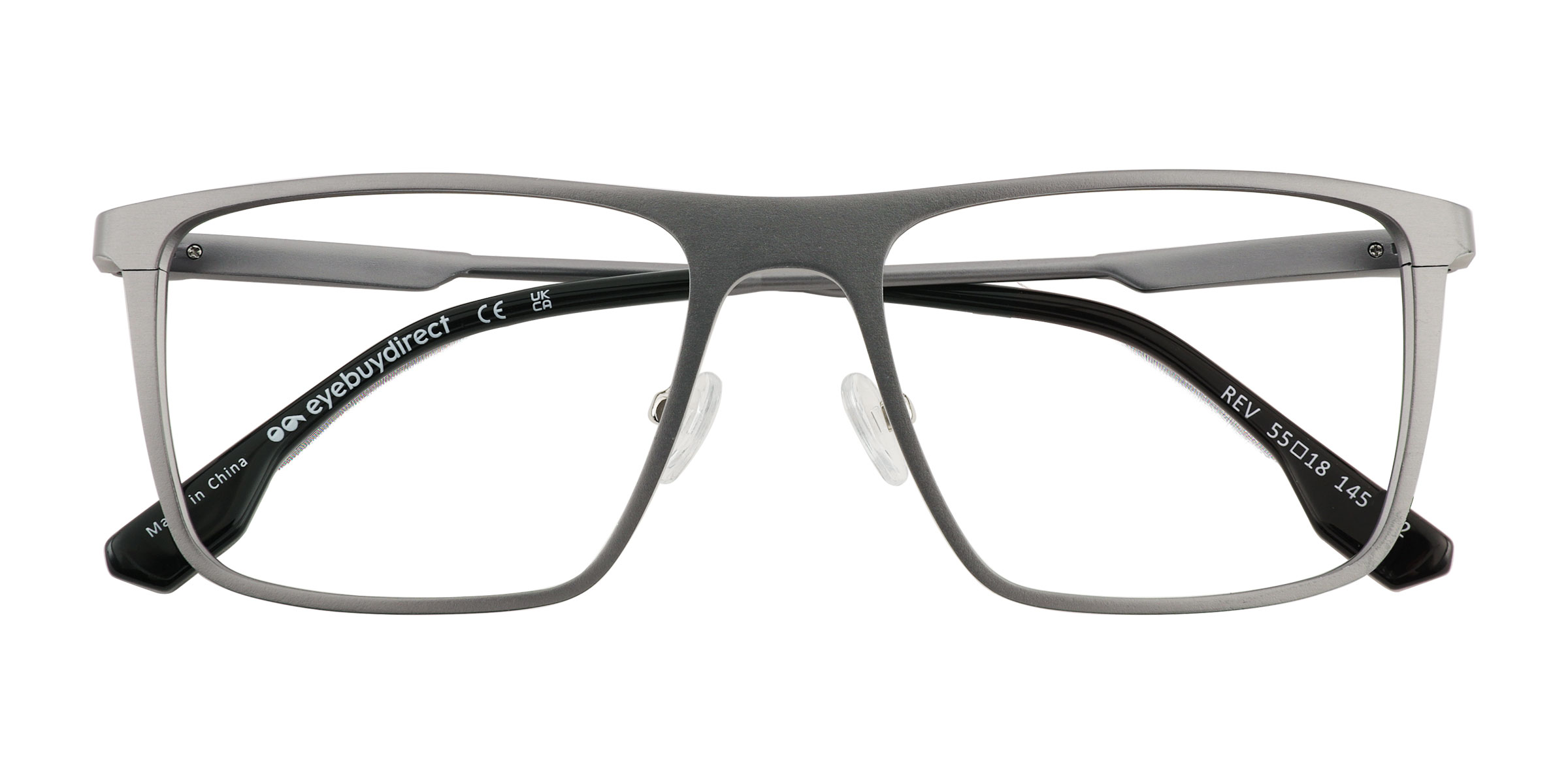 Matte Gunmetal Rev -  Aluminium-alloy Lunettes de vue