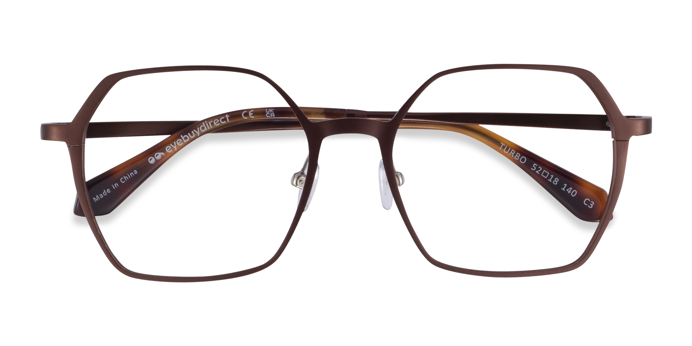 Matte Brown Turbo -  Aluminium-alloy Lunettes de vue