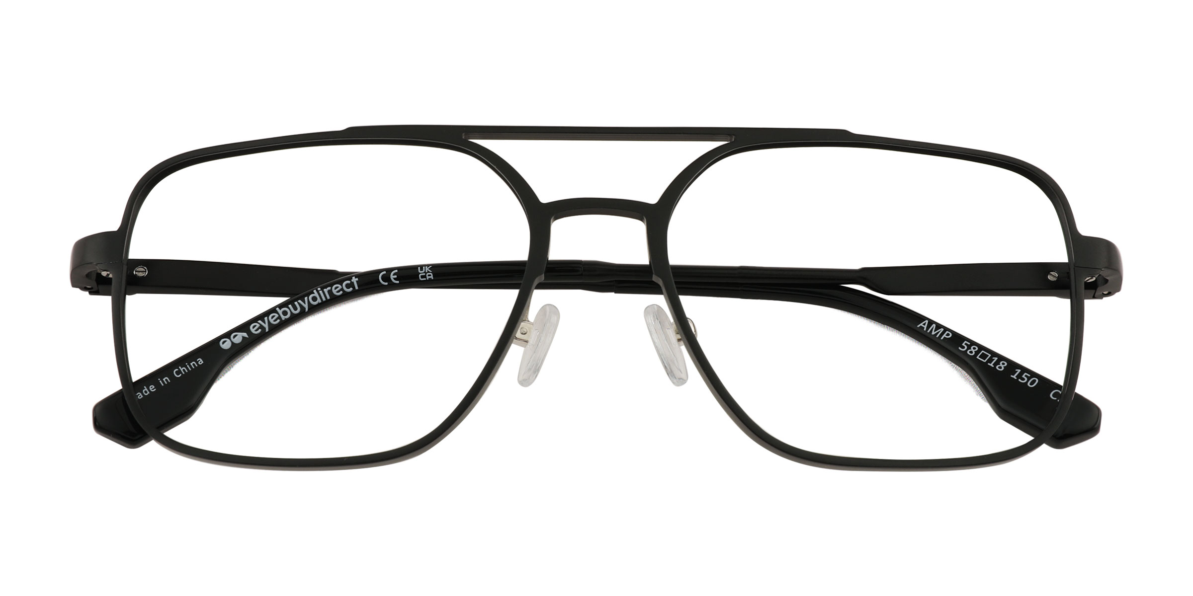 Matte Black Amp -  Aluminium-alloy Lunettes de vue