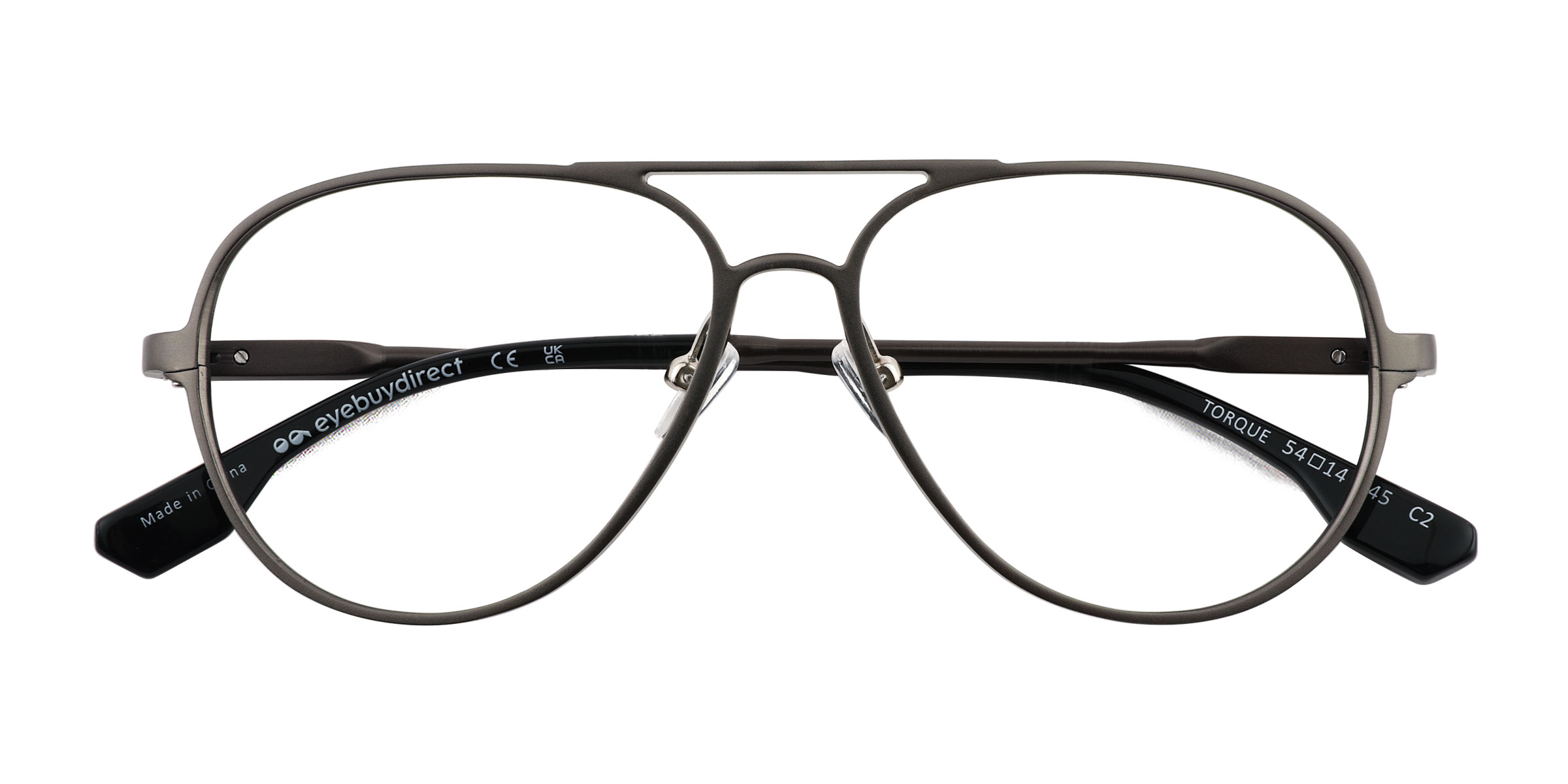Matte Gunmetal Torque -  Aluminium-alloy Lunettes de vue