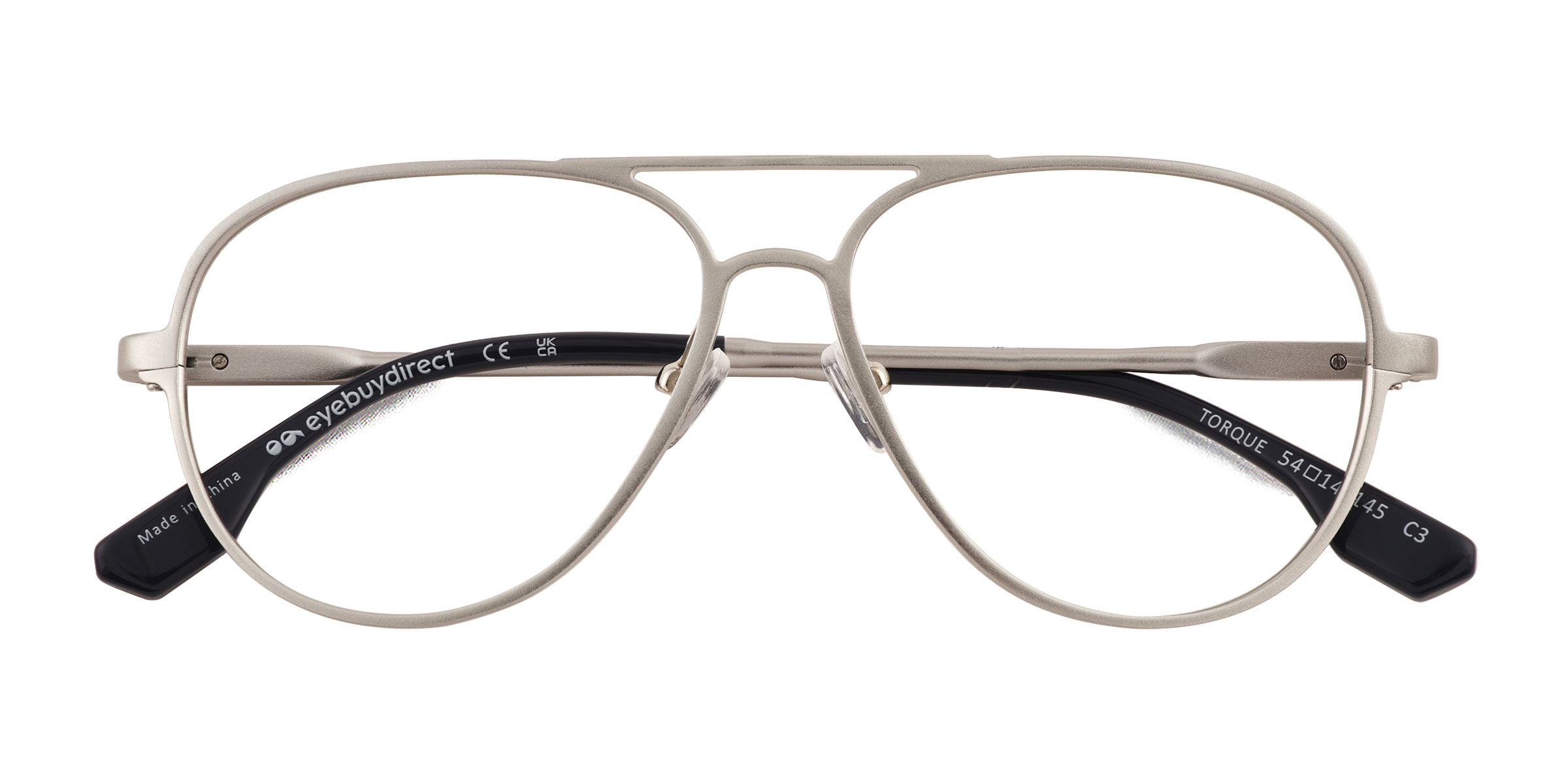 Matte Silver Torque -  Aluminium-alloy Lunettes de vue