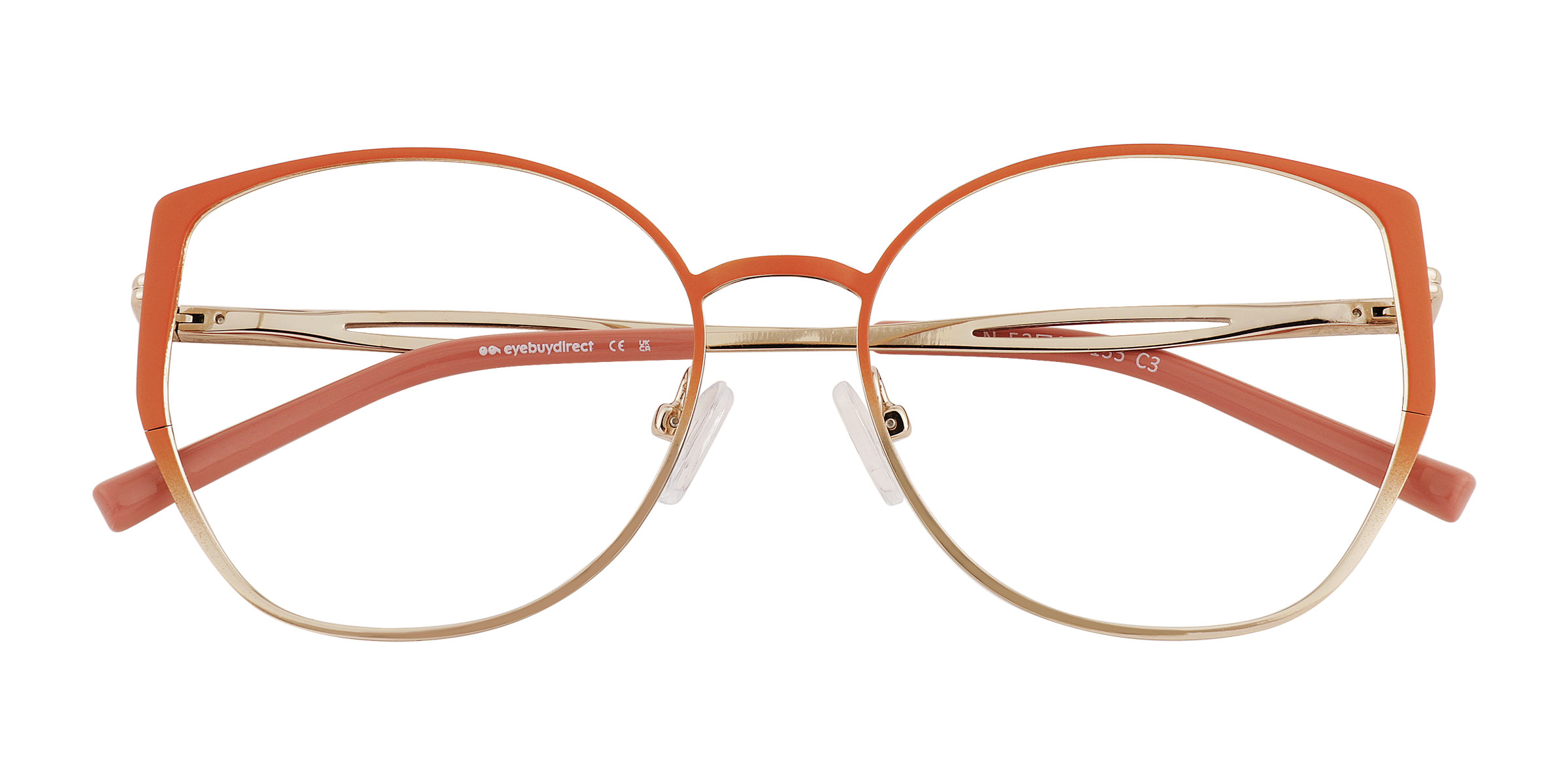 Gradient Matte Orange Deven -  Métal Lunettes de vue