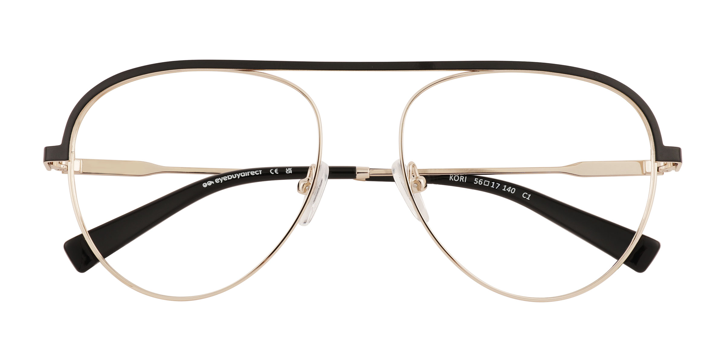 Black Gold Kori -  Metal Eyeglasses