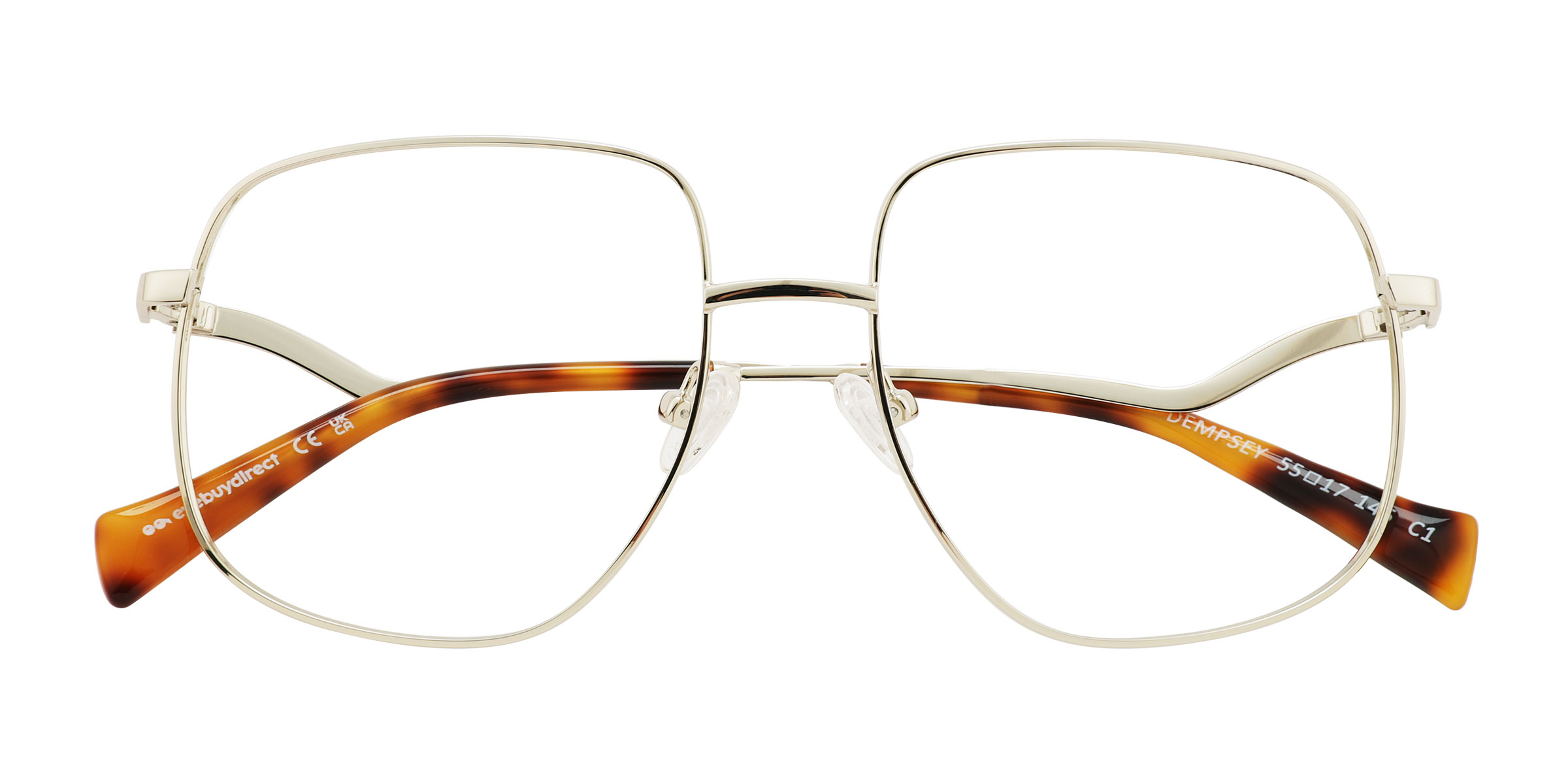 Gold Dempsey -  Metal Eyeglasses