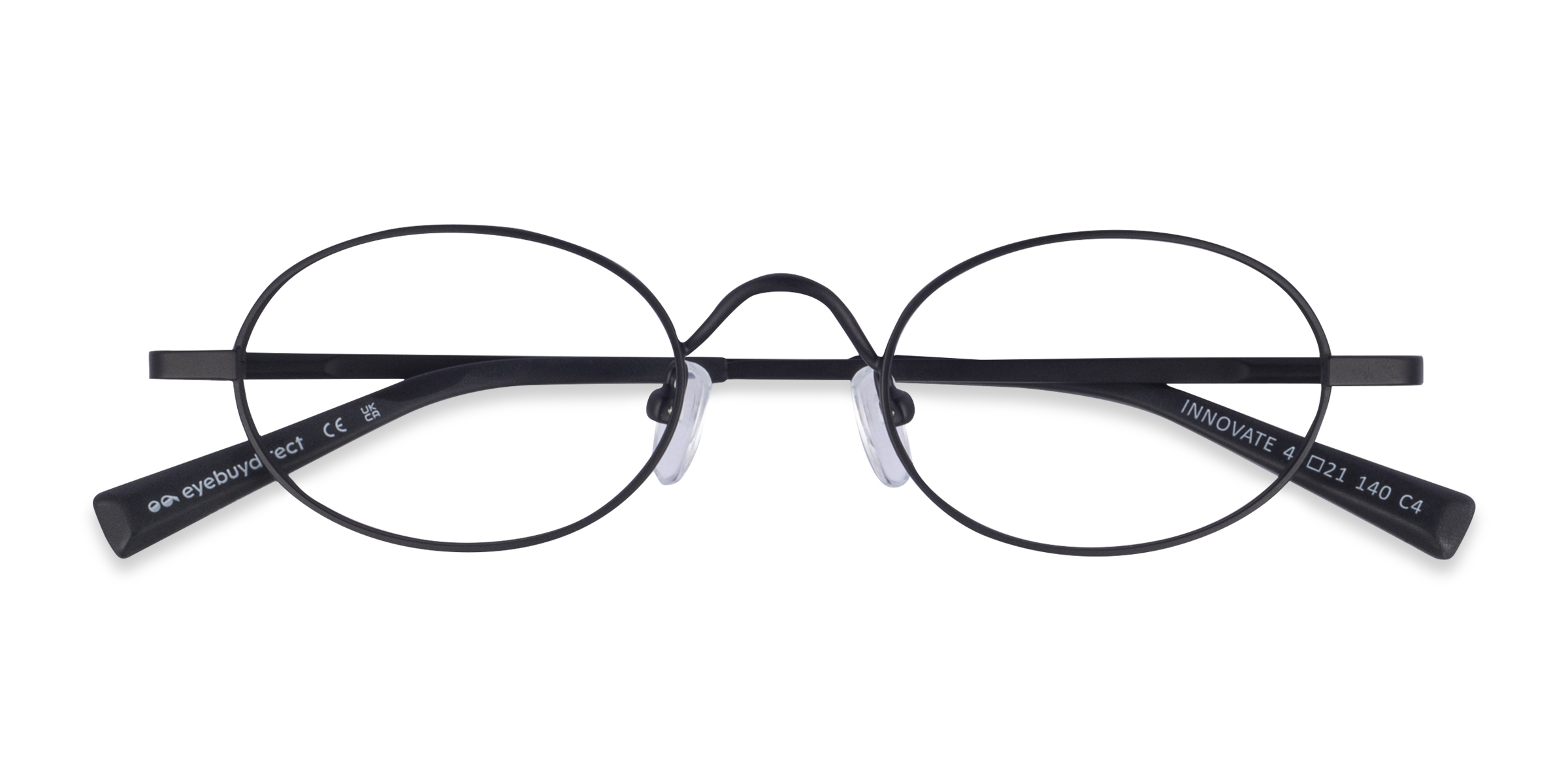 Noir Innovate -  Métal Lunettes de vue