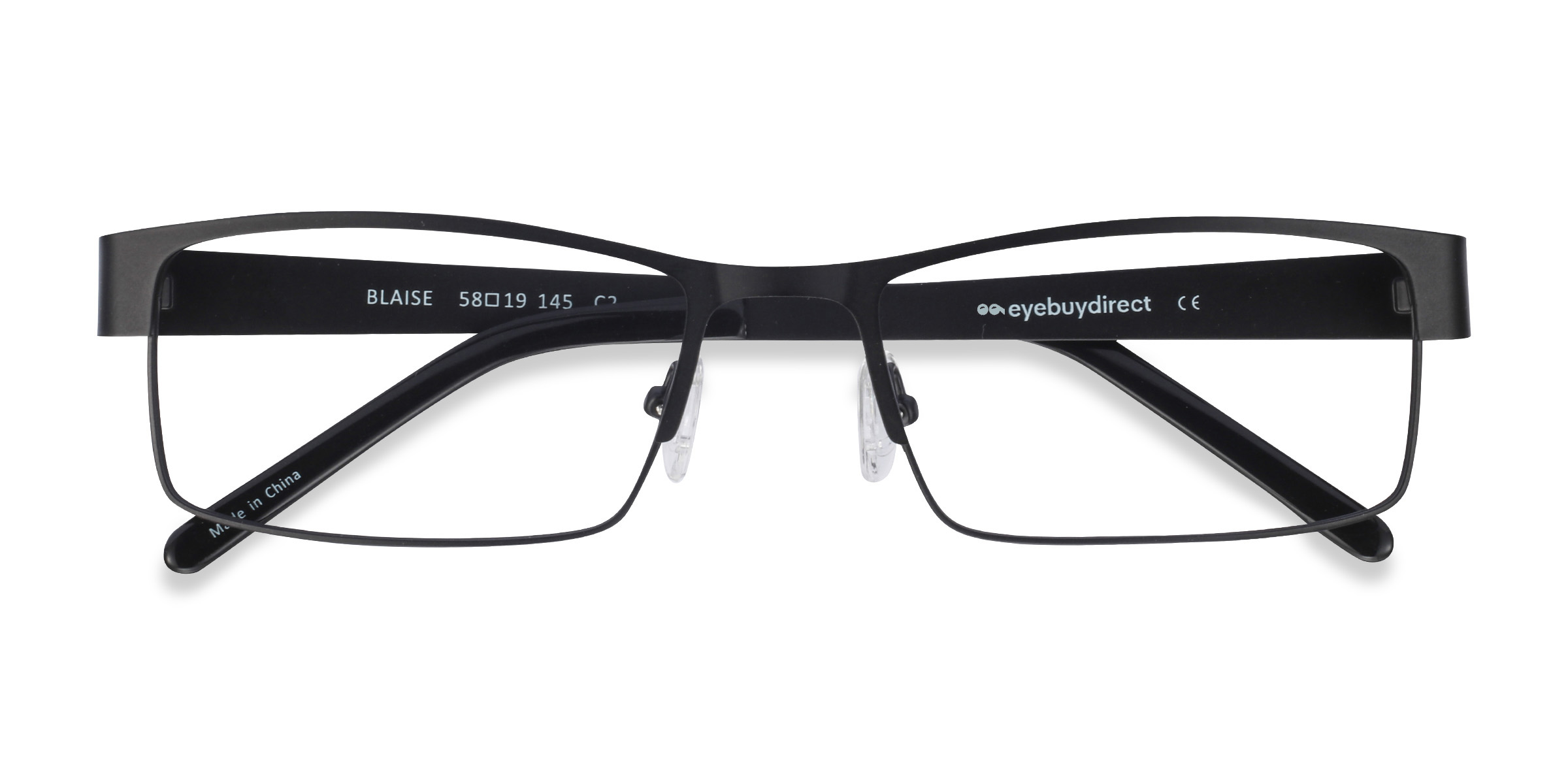 Noir Blaise -  Métal Lunettes de vue