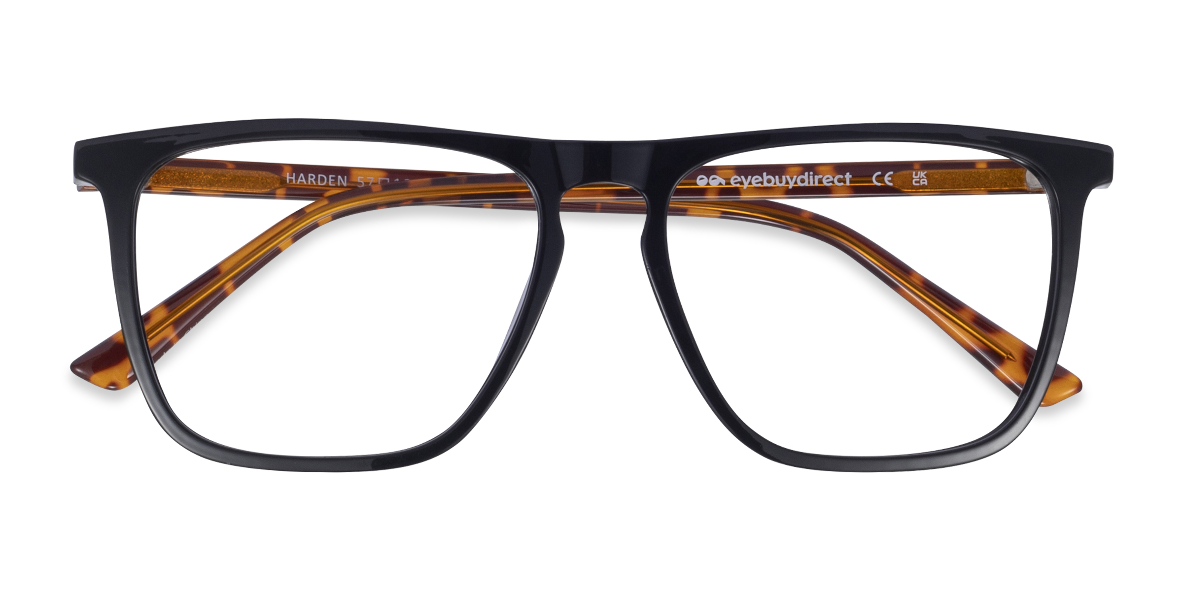 Noir Harden -  Plastique Lunettes de vue
