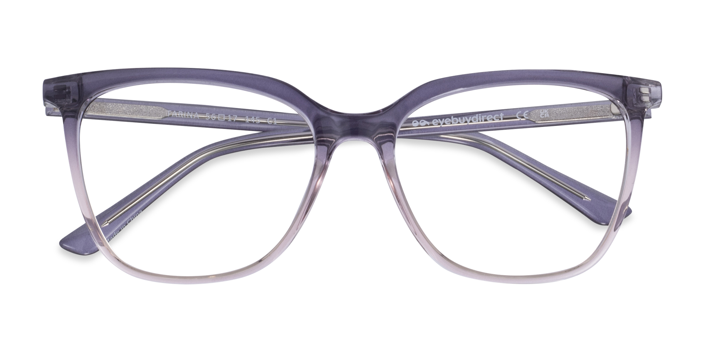 Purple Clear Farina -  Plastic Eyeglasses