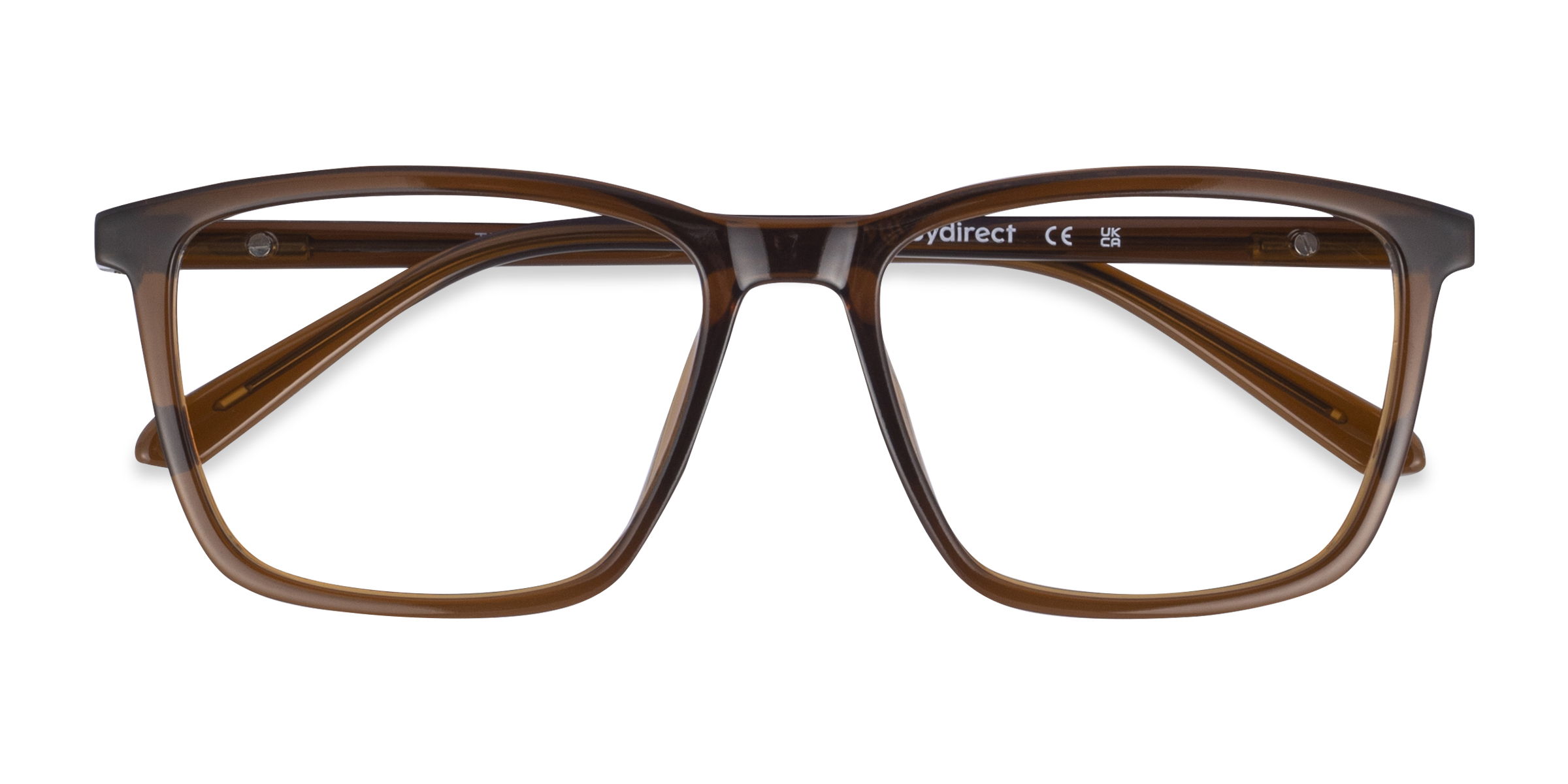 Brun Tranquil -  Plastique Lunettes de vue