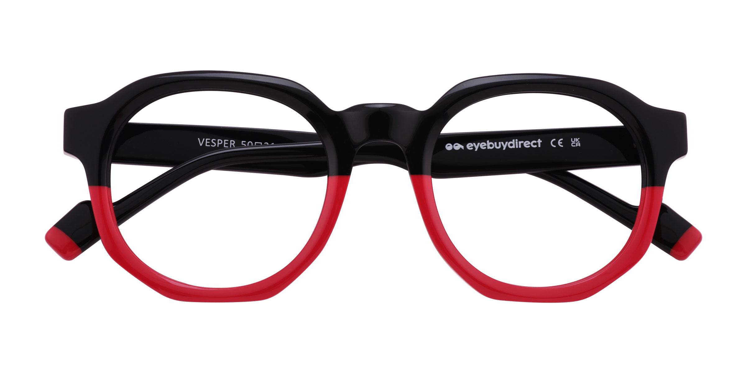 Black Red Vesper -  Acétate Lunettes de vue