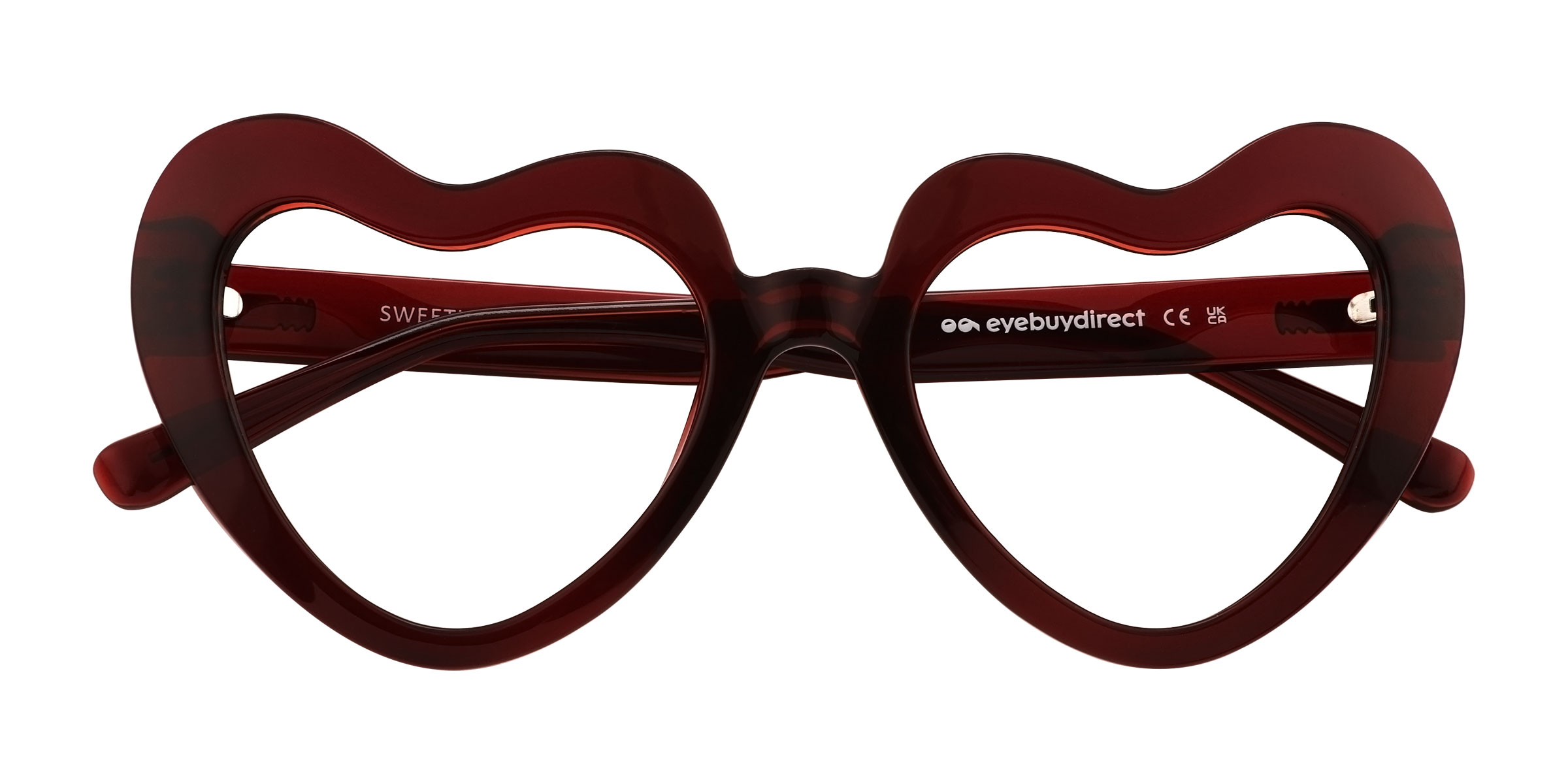 Burgundy Sweetie -  Plastique Lunettes de vue