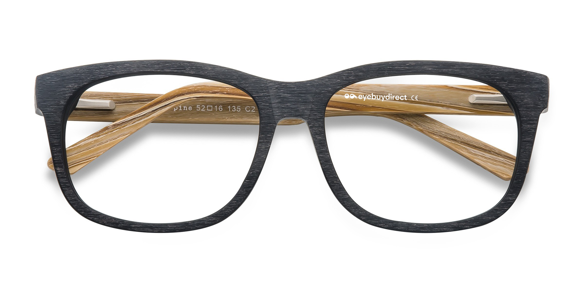 Noir White Pine -  Acétate Lunettes de vue