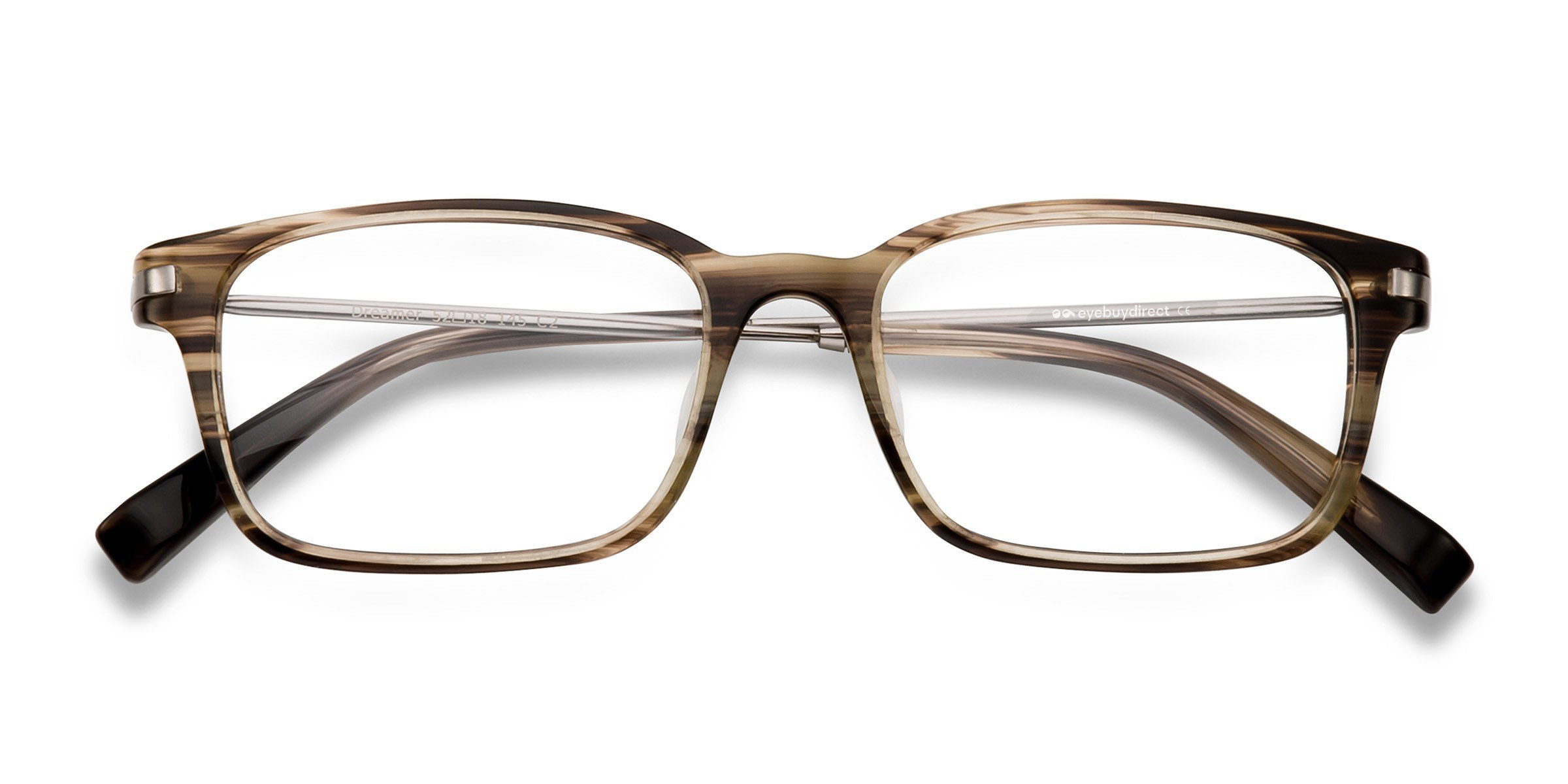 Brown/Striped Dreamer -  Acetate-metal Lunettes de vue