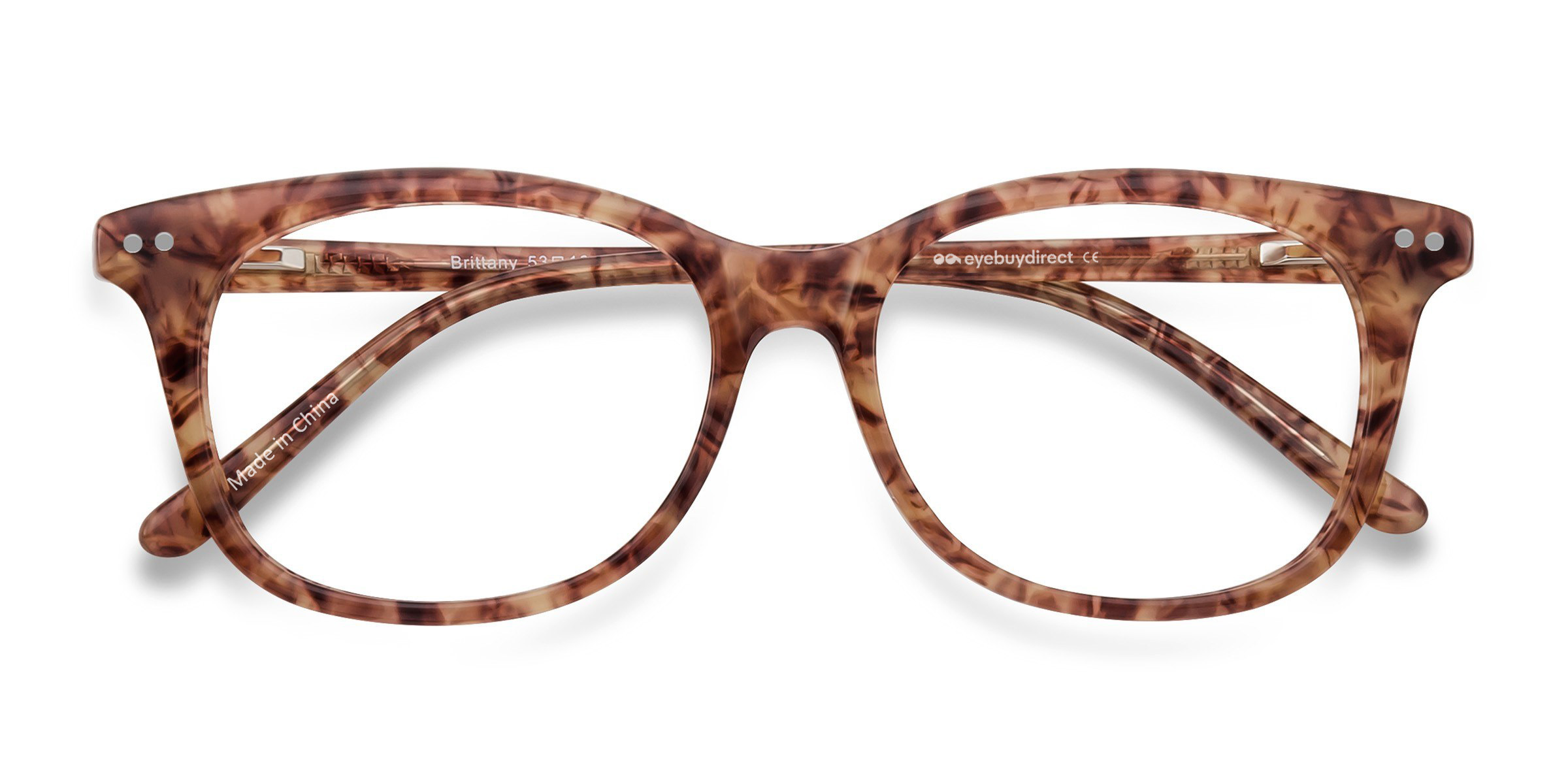 Brown/Floral Brittany -  Acetate Eyeglasses