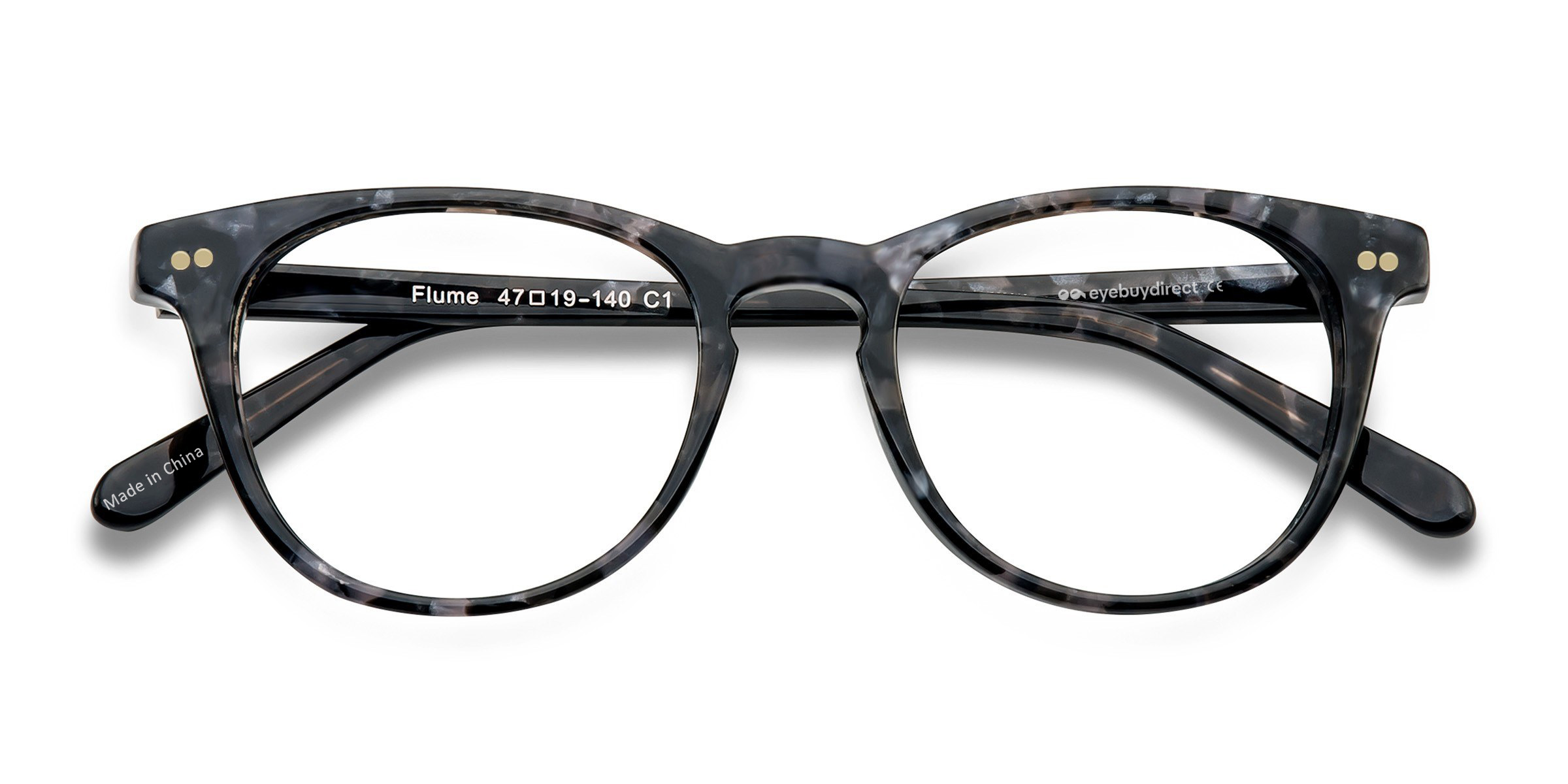 Gray/Floral Flume -  Acétate Lunettes de vue