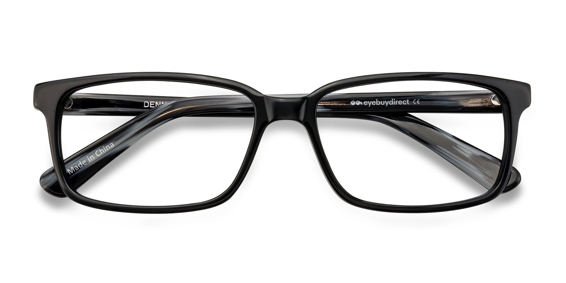 Black/Gray Denny -  Acetate Eyeglasses