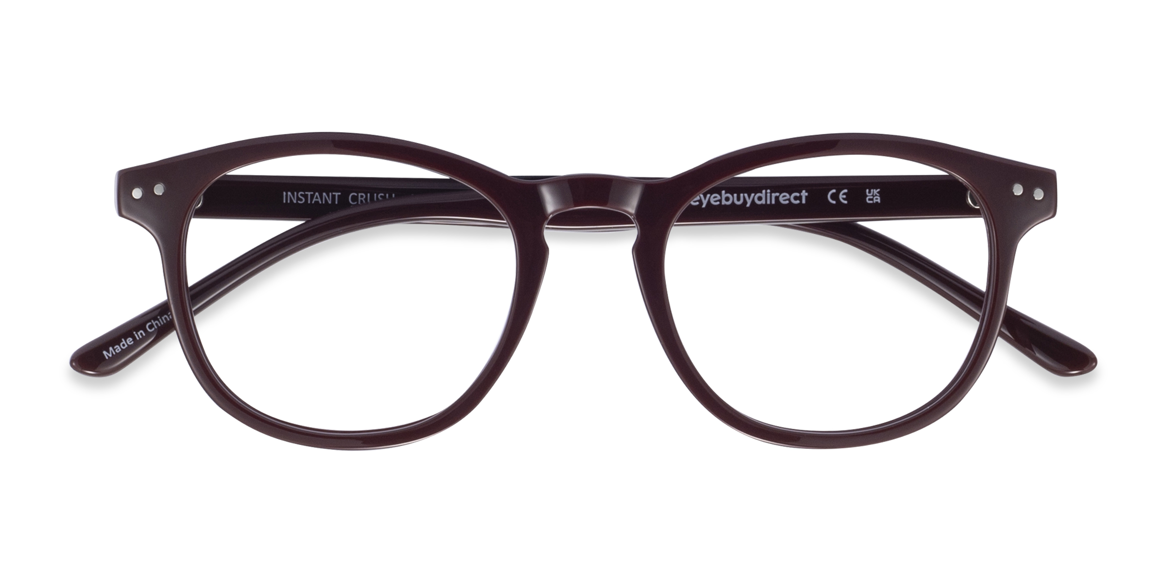 Rouge Instant Crush -  Plastique Lunettes de vue