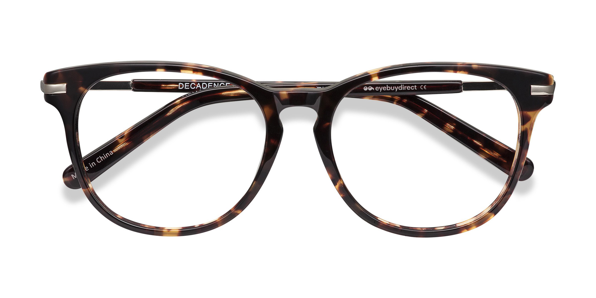 Tortoise Decadence -  Acetate-metal Eyeglasses