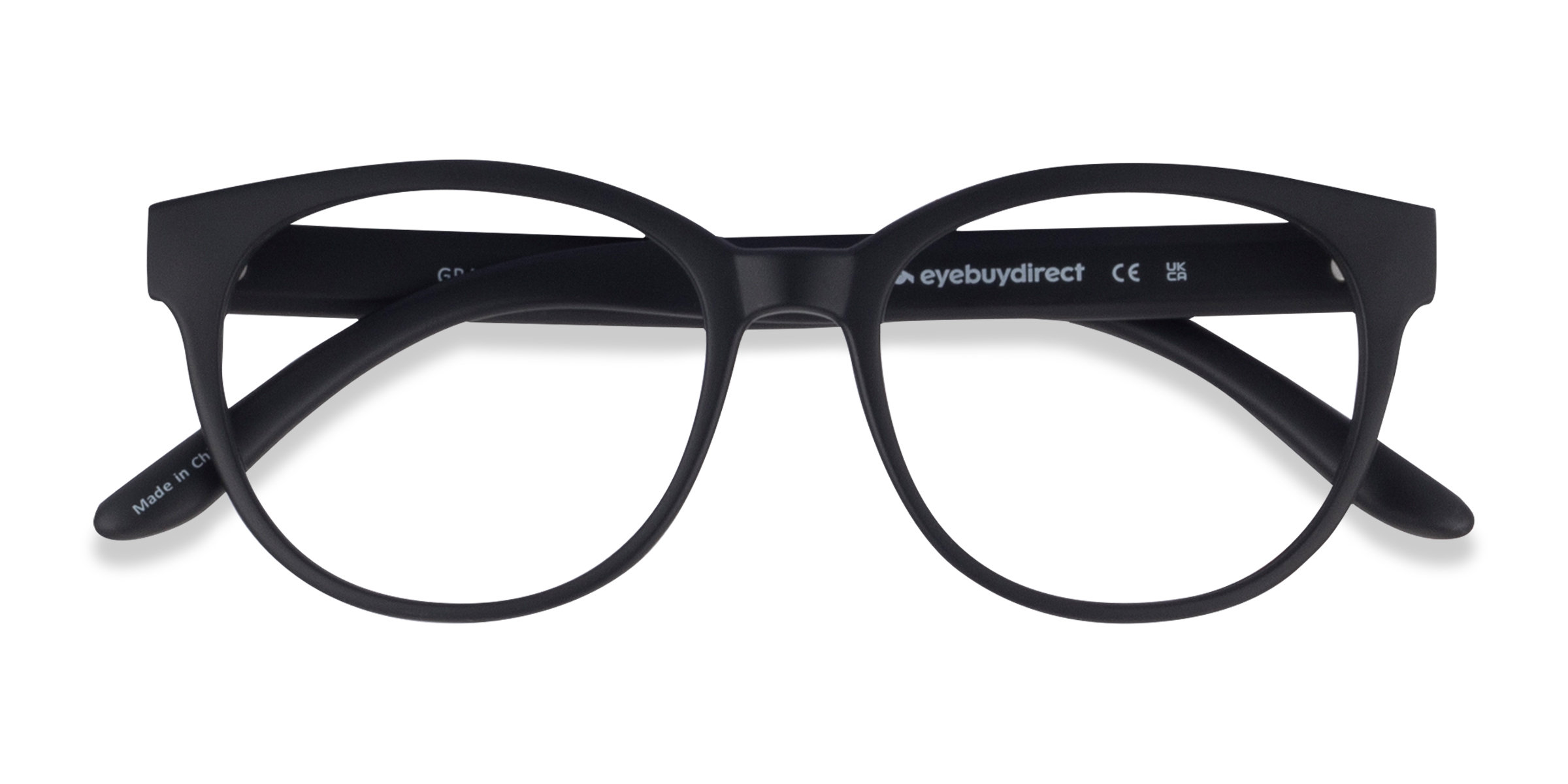 Matte Black Grace -  Plastic Eyeglasses