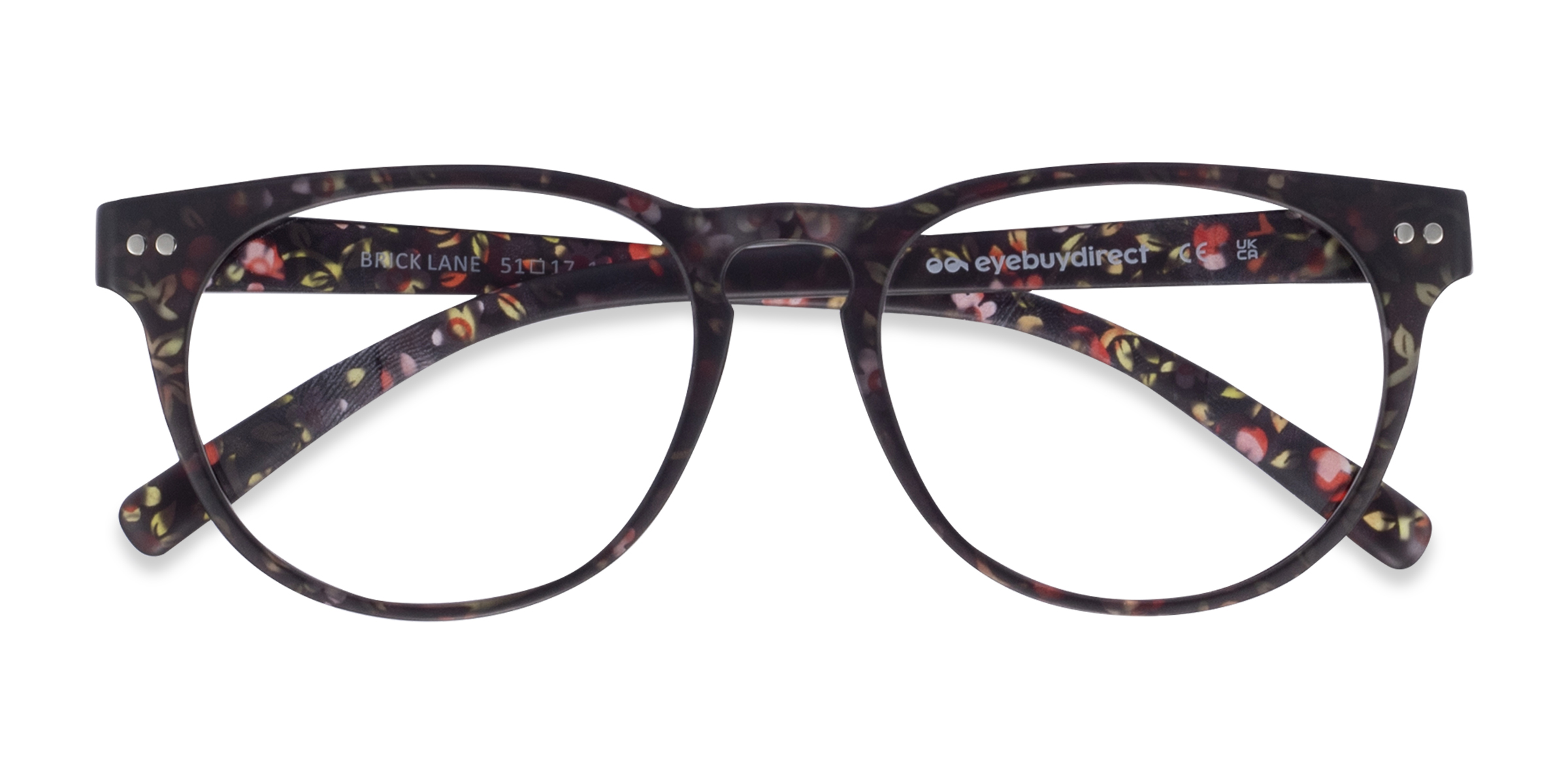 Matte Floral Brick Lane - Plastique Lunettes de vue