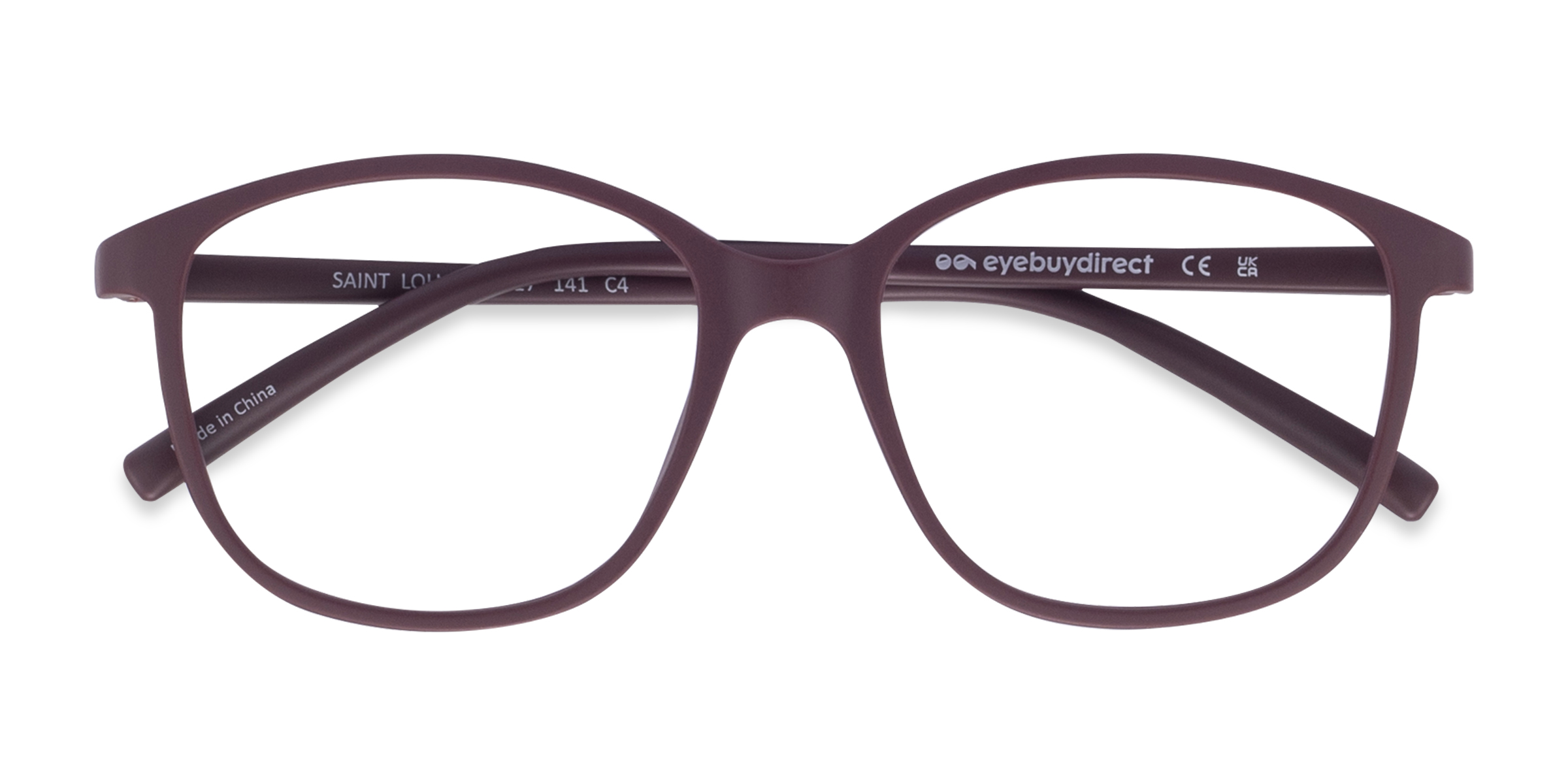 Burgundy Saint Lou -  Plastic Eyeglasses