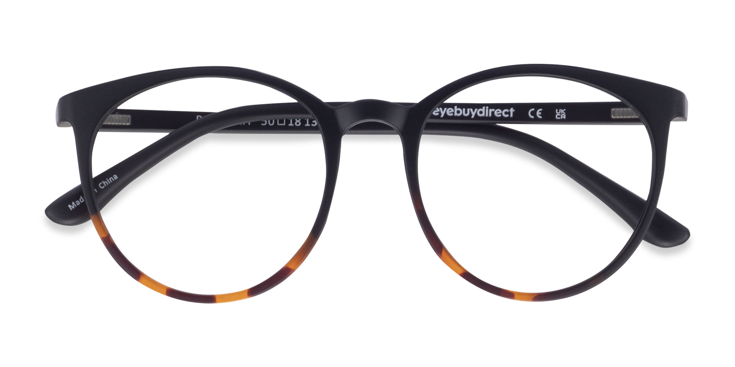 Black Tortoise Portrait -  Plastic Eyeglasses