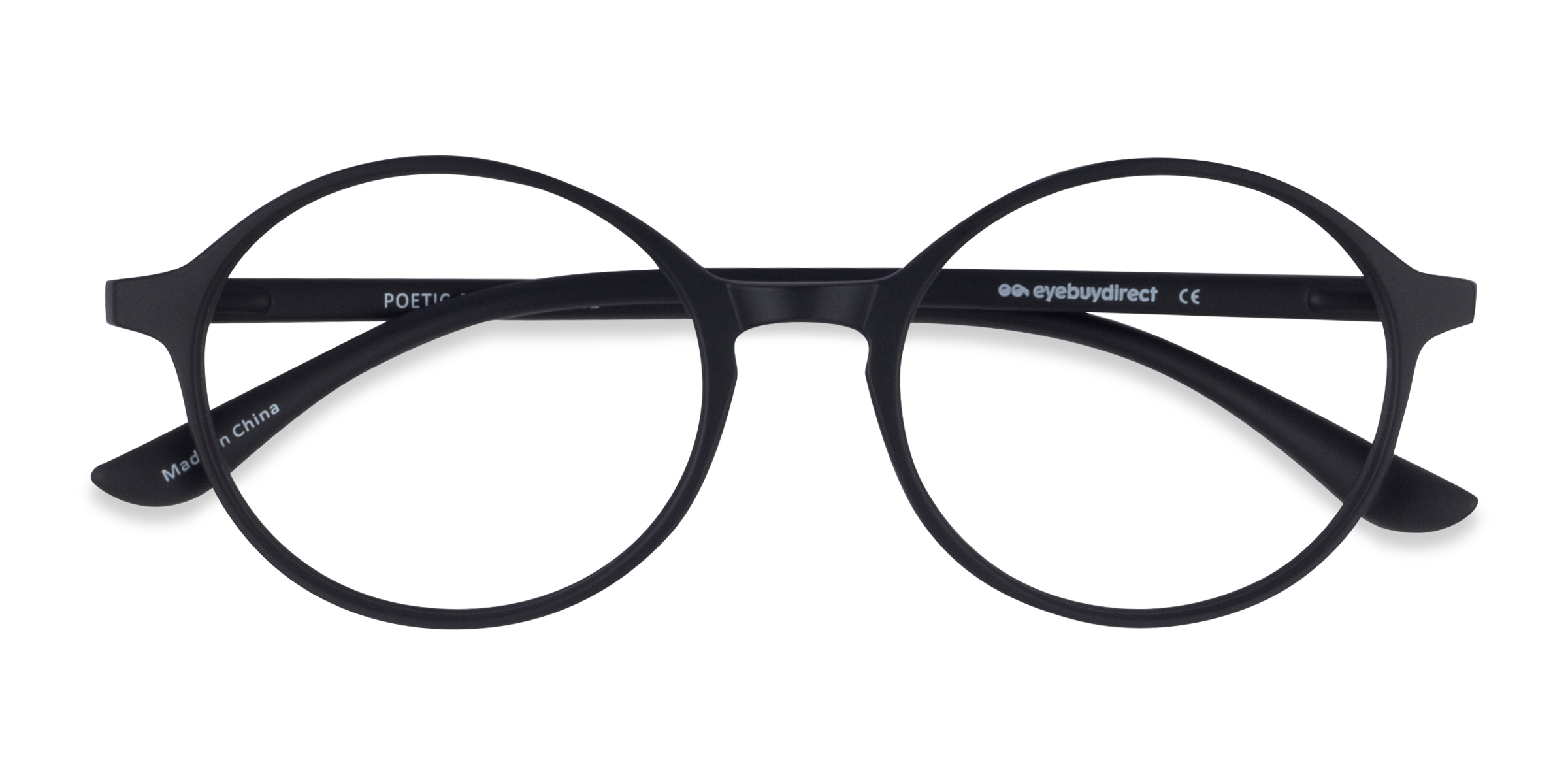 Matte Black Poetic -  Plastique Lunettes de vue