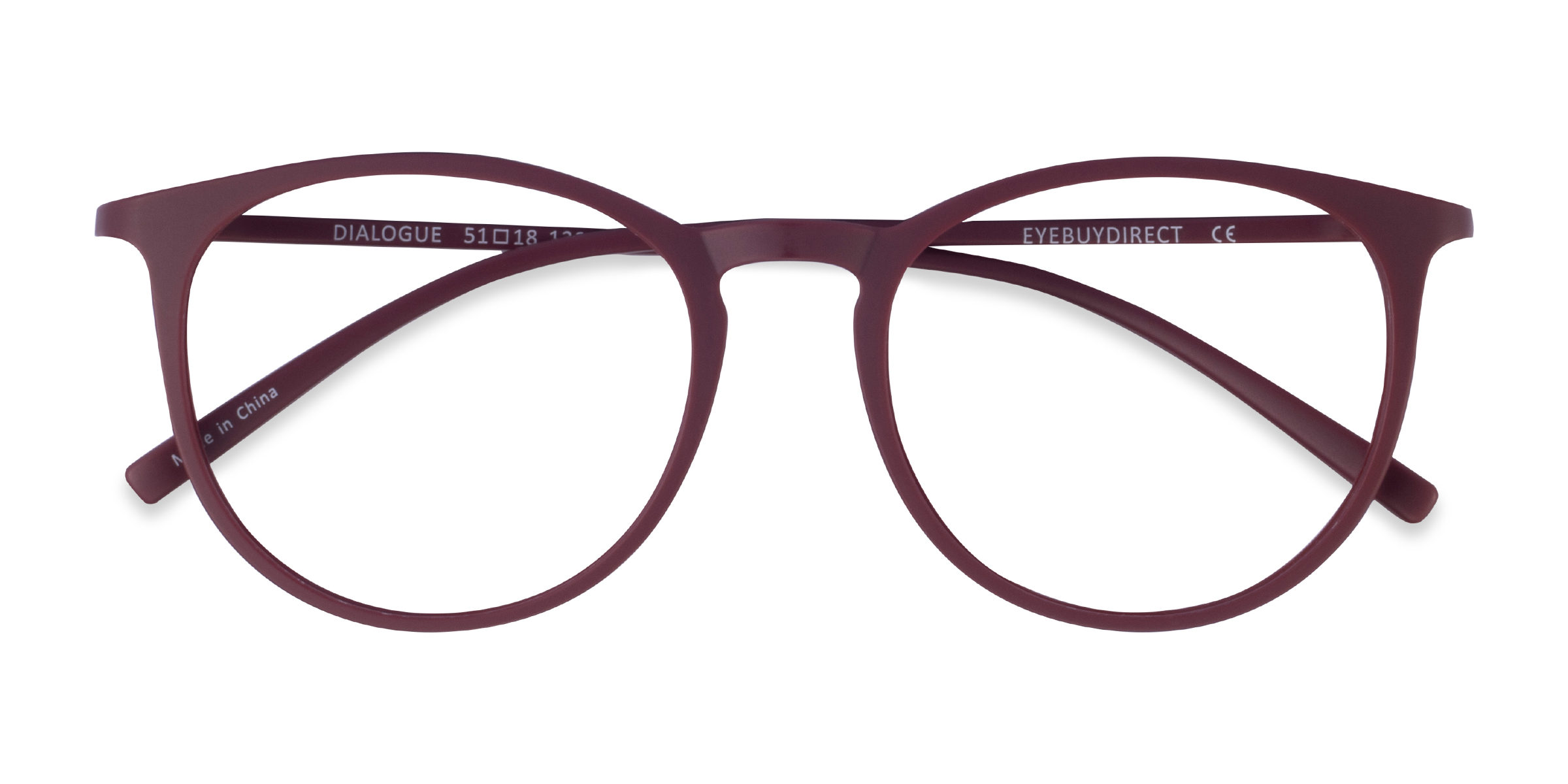 Aubergine Dialogue -  Plastic Eyeglasses