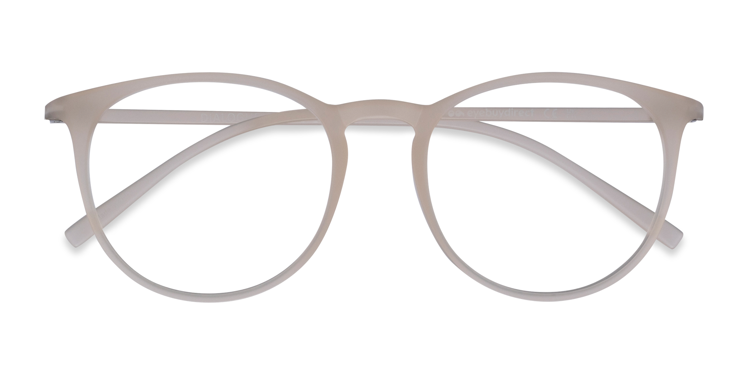 Matte Clear Dialogue -  Plastic Eyeglasses