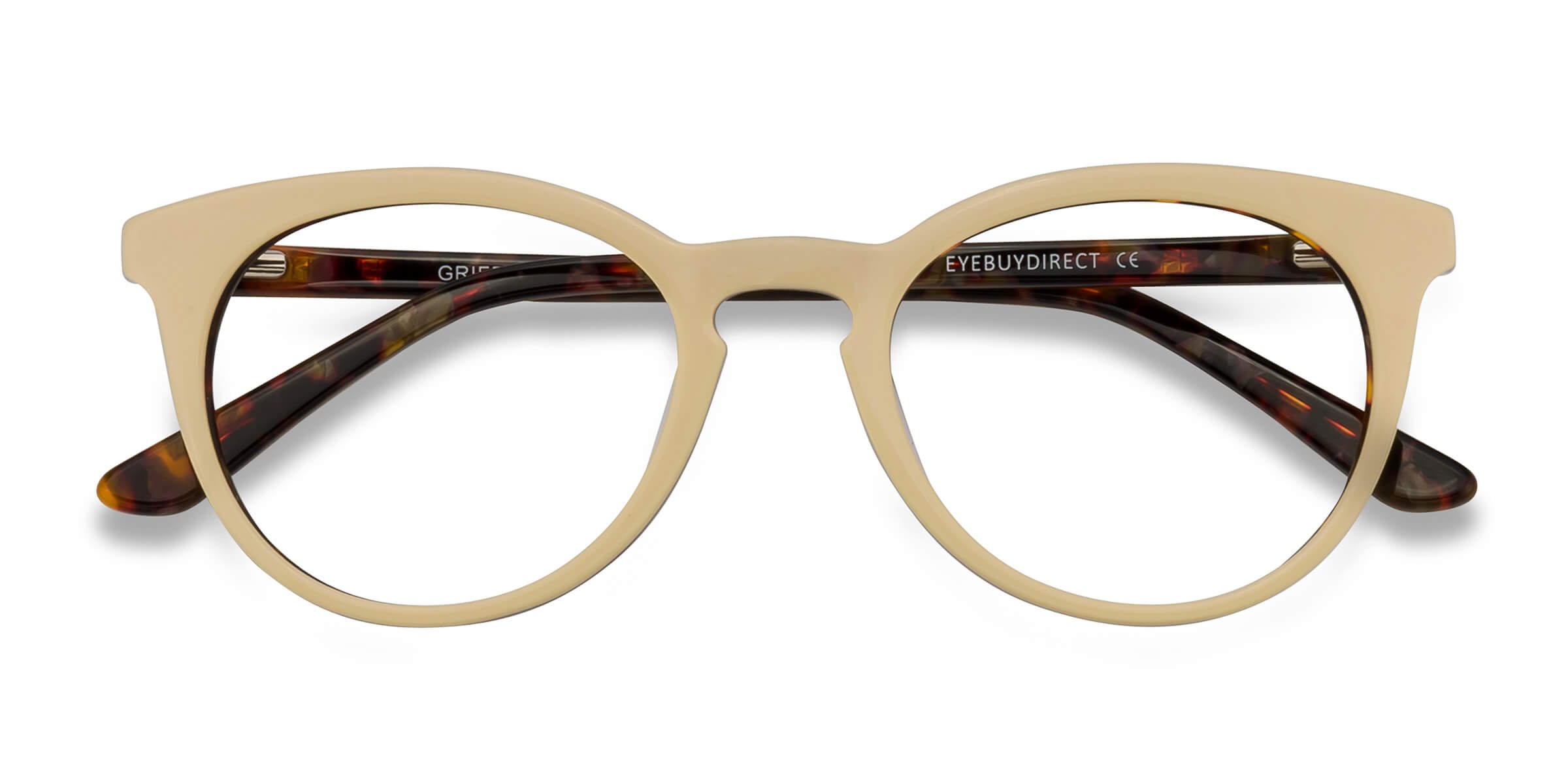 White Floral Griffin -  Acétate Lunettes de vue