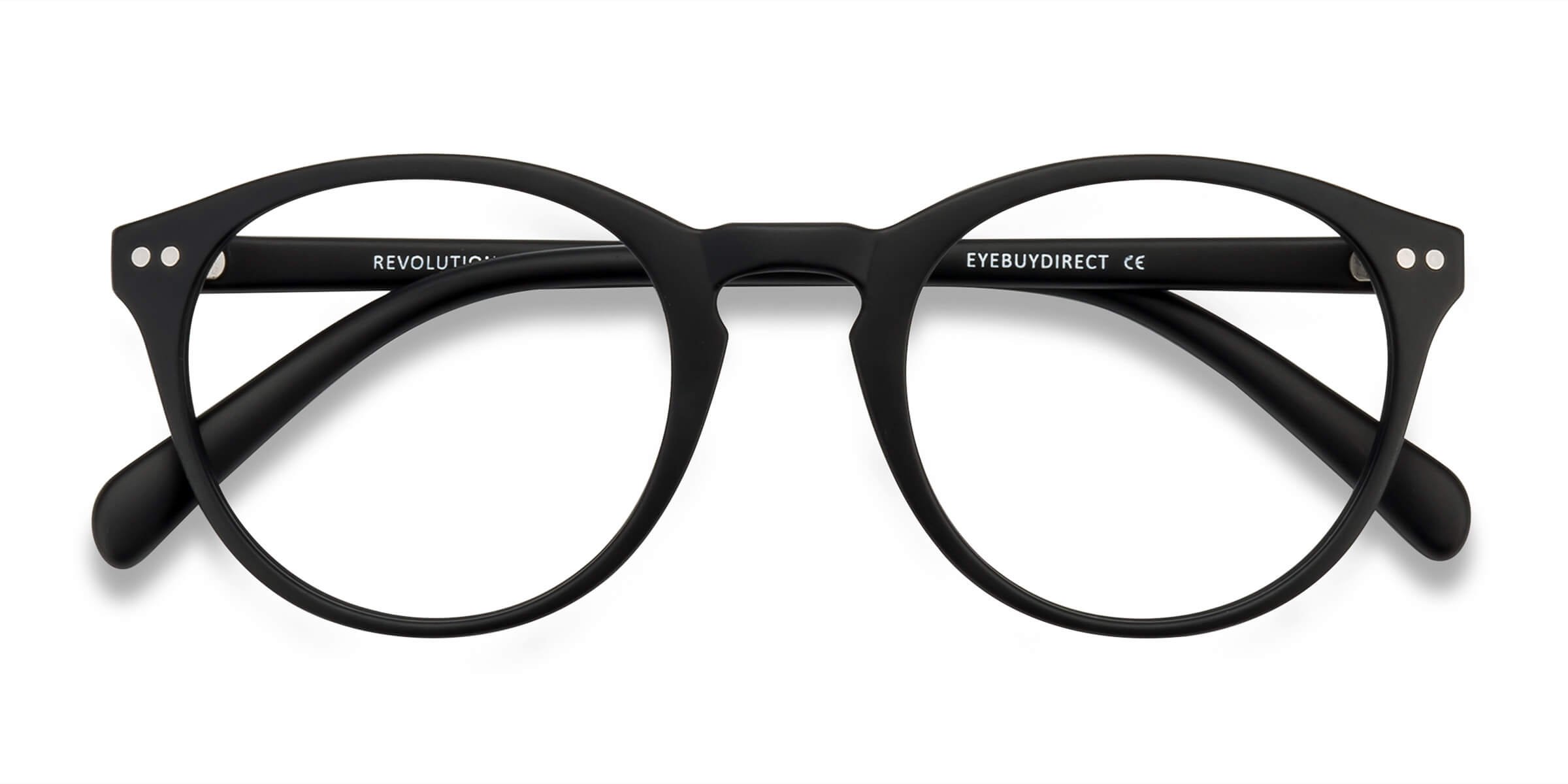 Matte Black Revolution -  Plastique Lunettes de vue