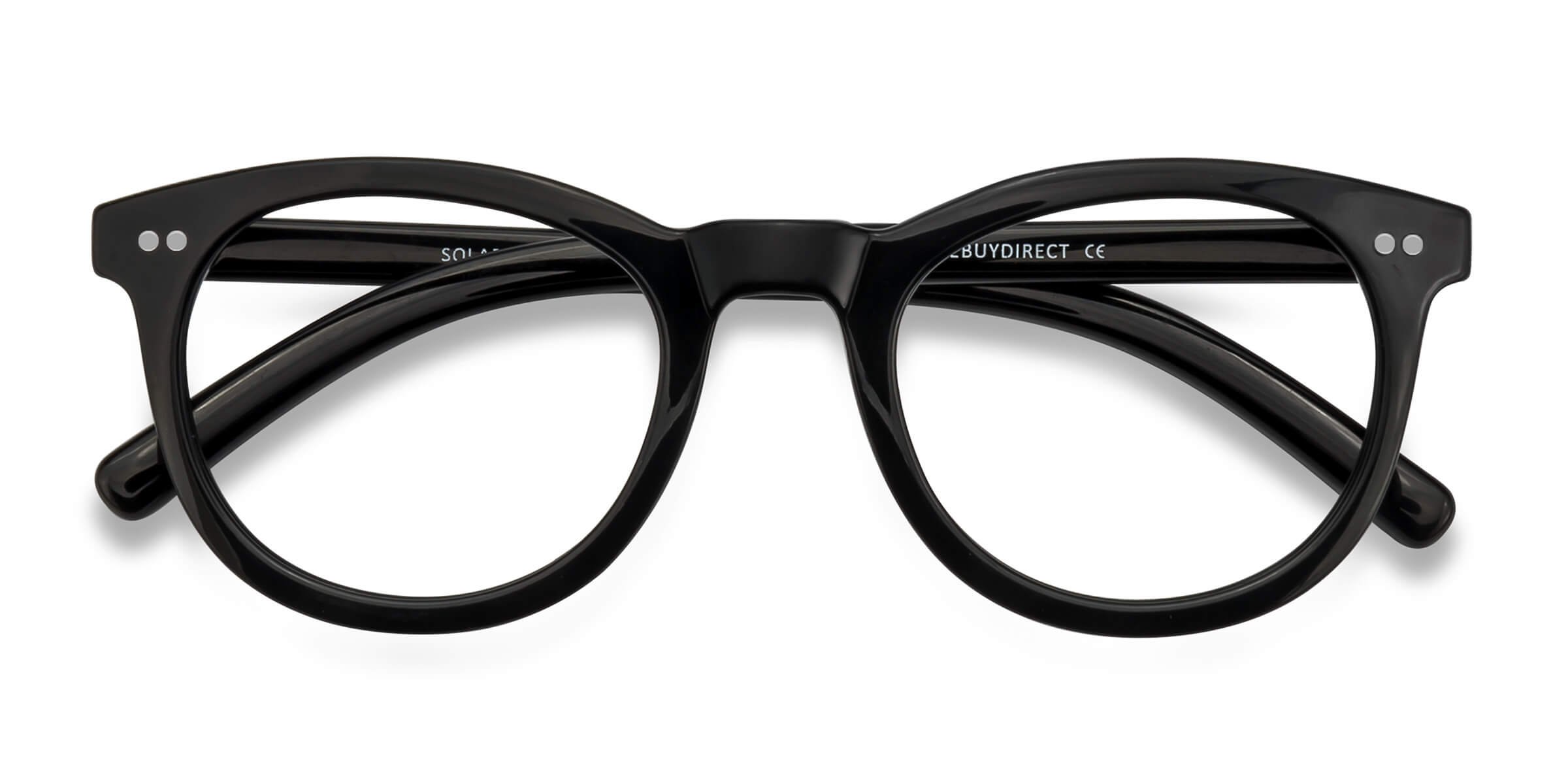 Noir Solar -  Plastique Lunettes de vue