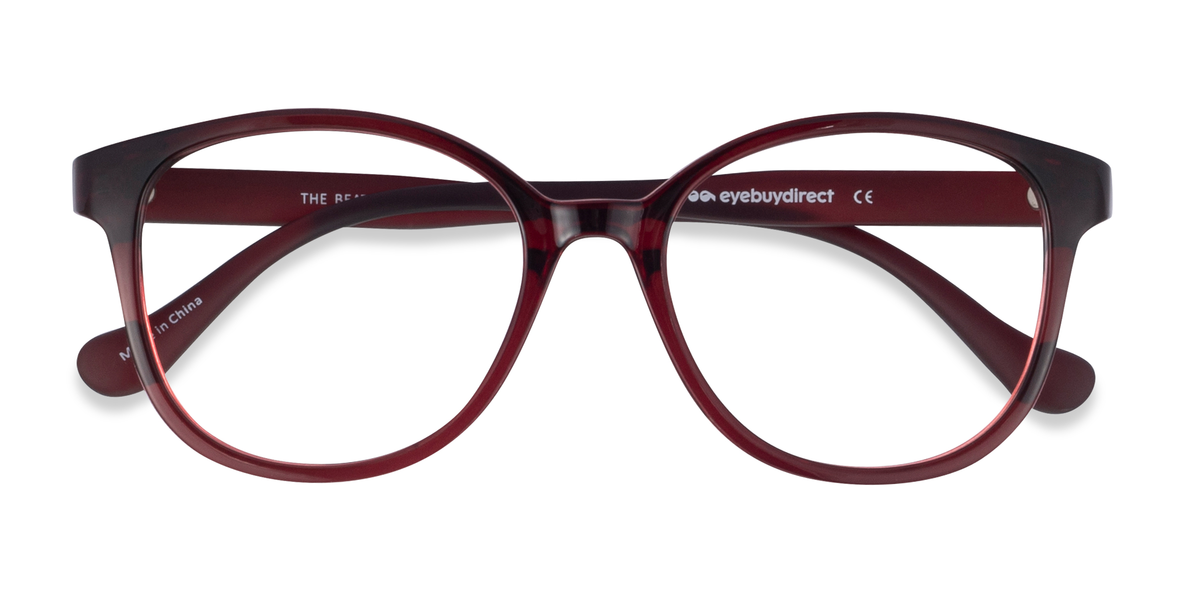 Burgundy The Beat -  Plastic Eyeglasses