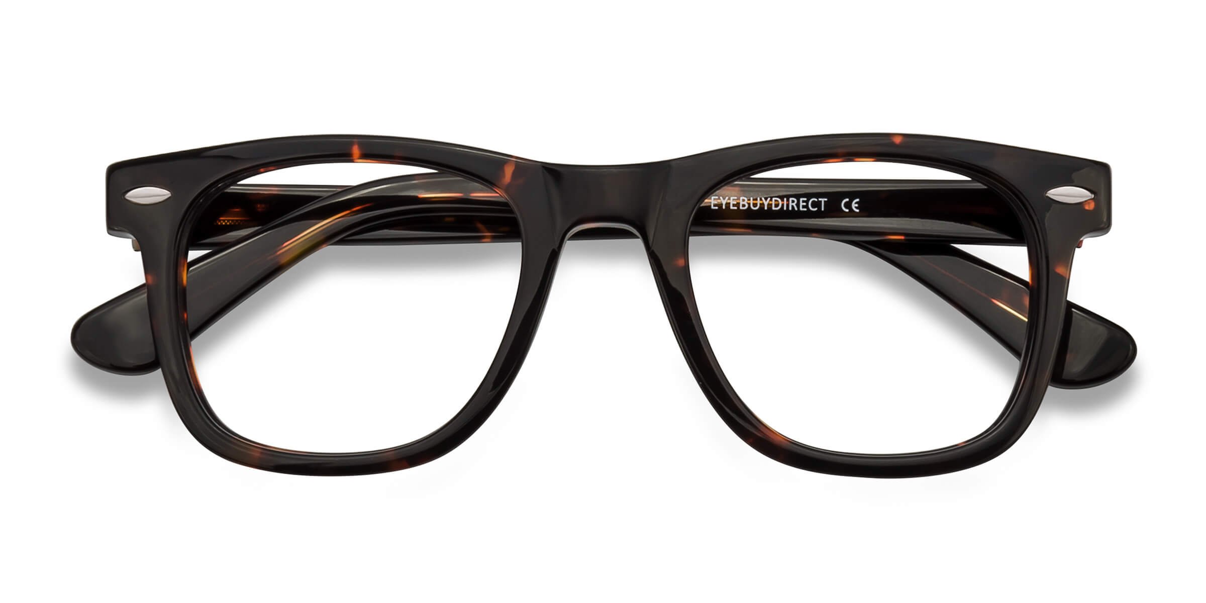 Dark Tortoise Blizzard -  Acetate Eyeglasses