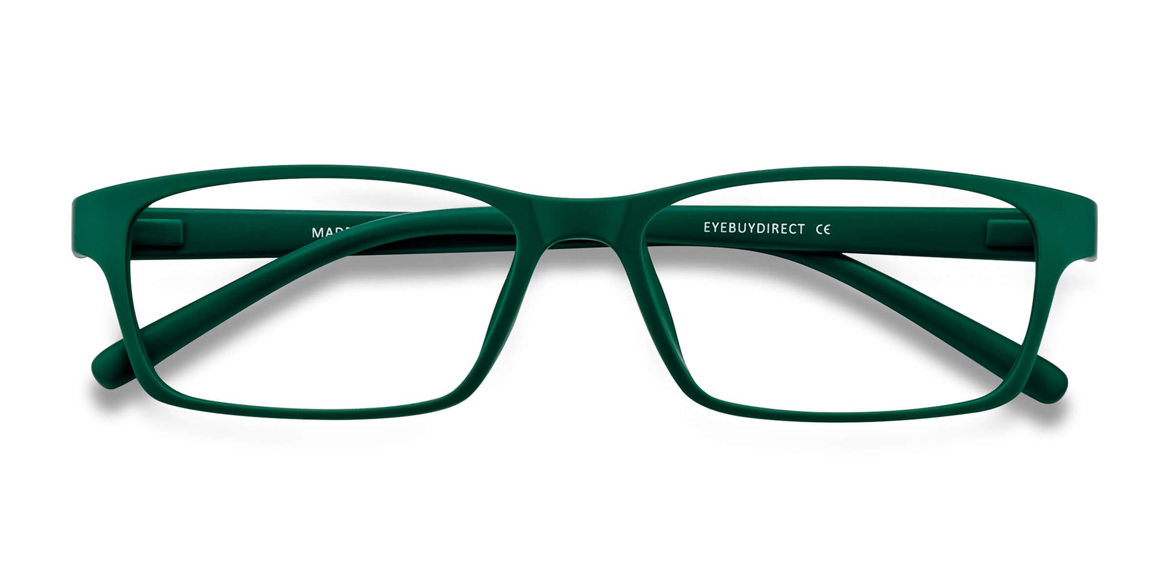 Vert Madras -  Plastique Lunettes de vue