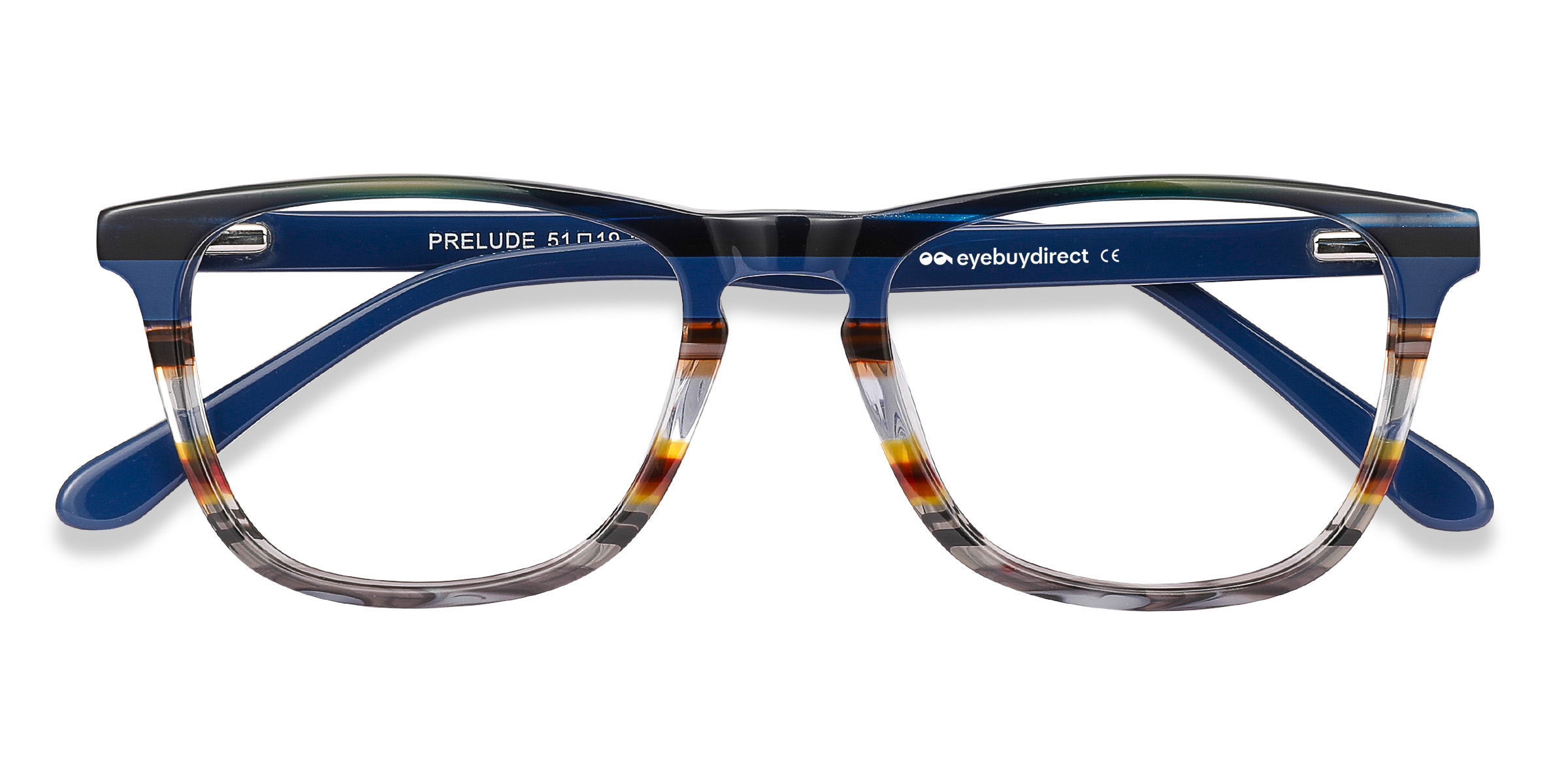 Blue Striped Prelude -  Acetate Eyeglasses