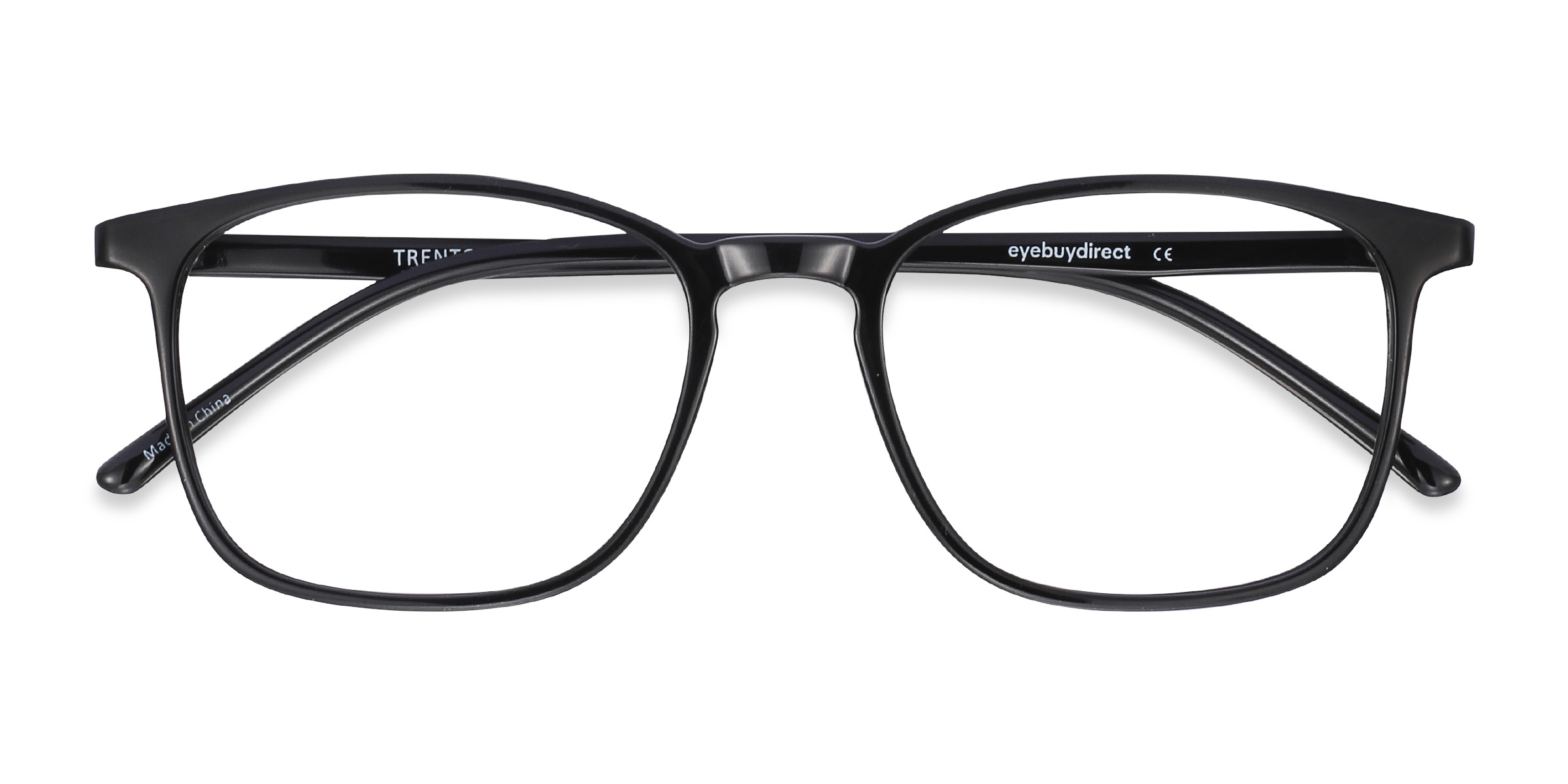 Noir Trenton -  Plastique Lunettes de vue